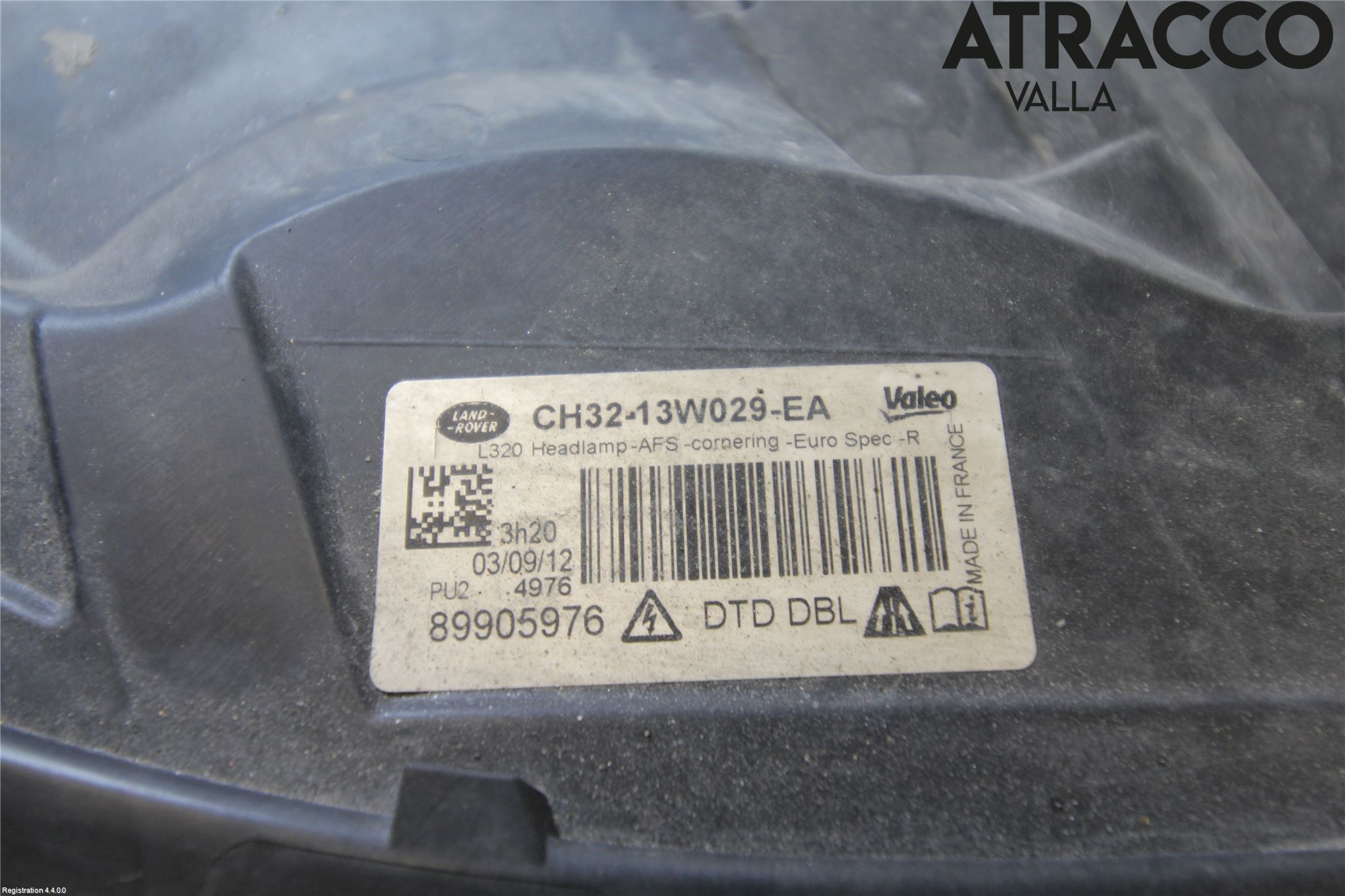 Landrover RANGE ROVER SPORT (L320) 10-13 Strålkastare Höger