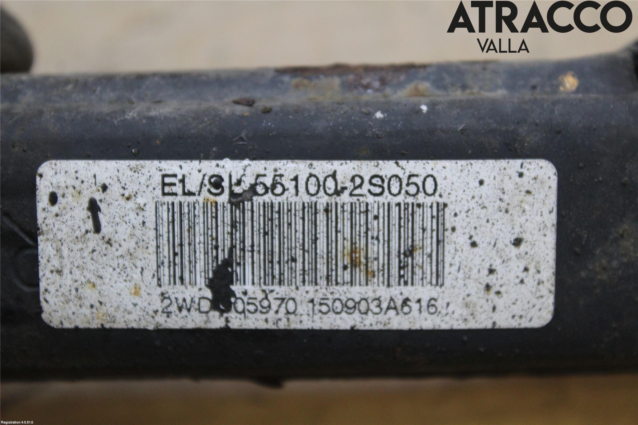 Kia SPORTAGE (SL) 11-15 Bärarm Bak Övre Vänster