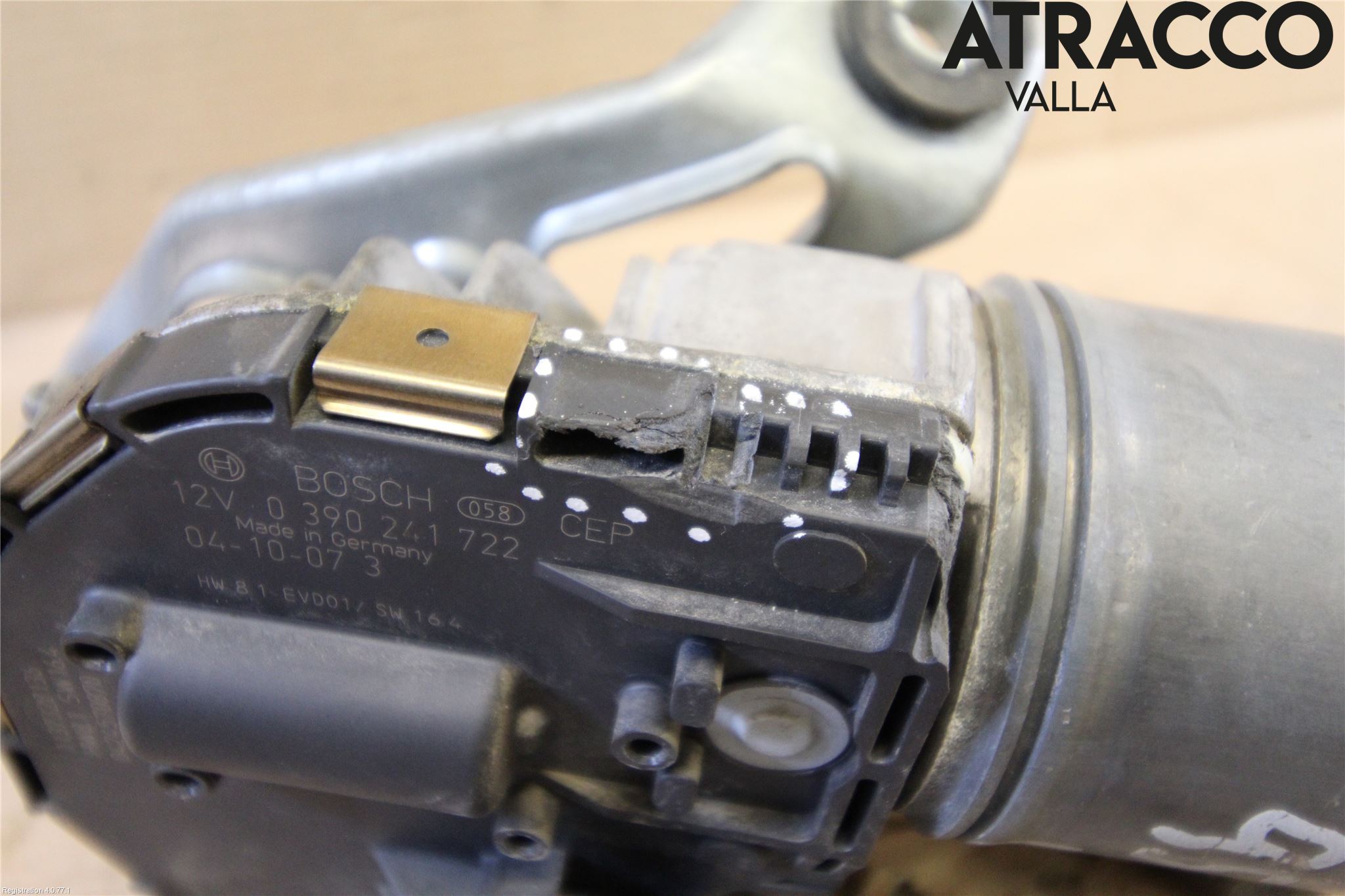 Peugeot 407 Torkarmotor Vindruta