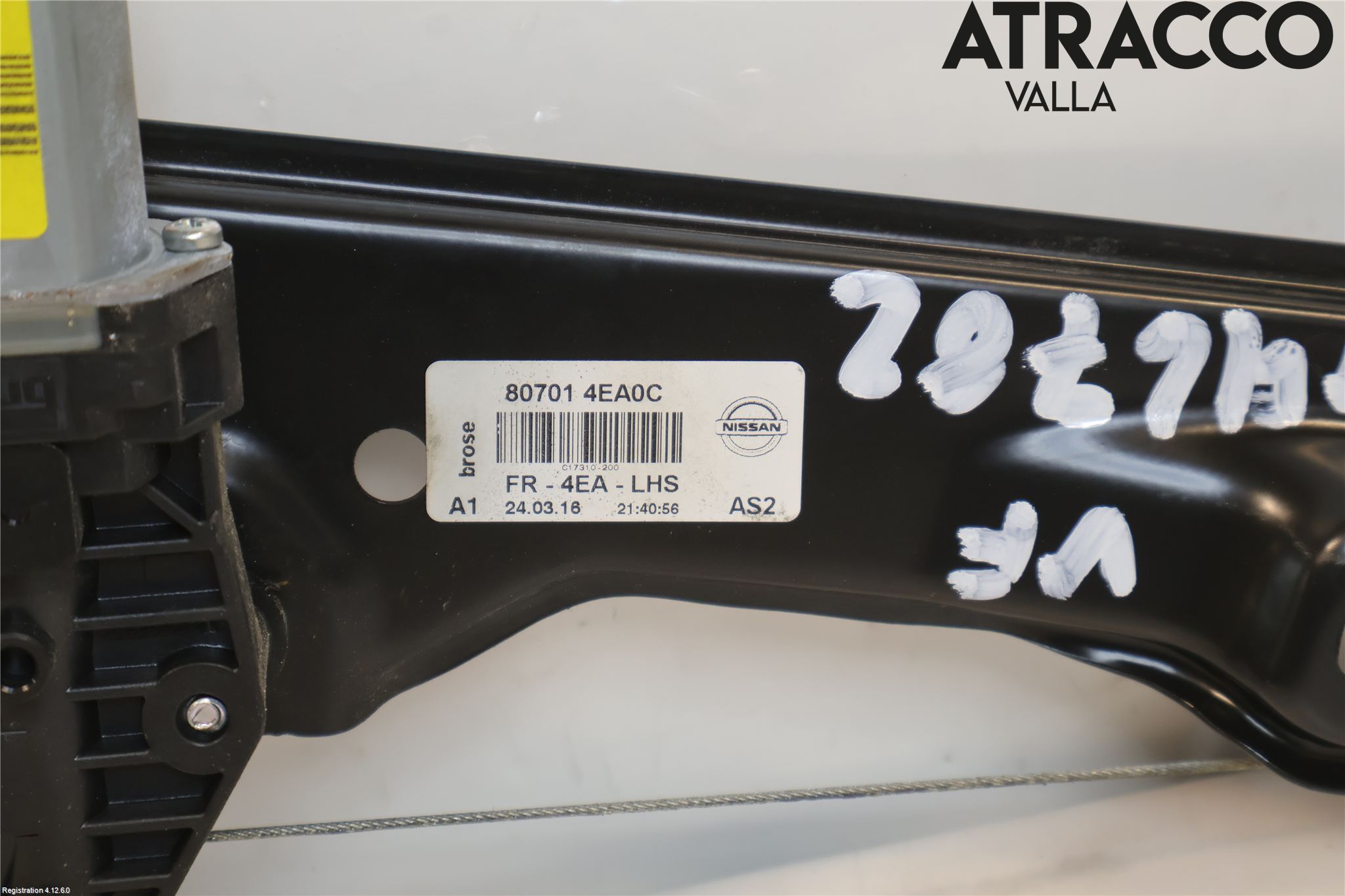 Nissan QASHQAI 14-17 Fönsterhiss El Kompl