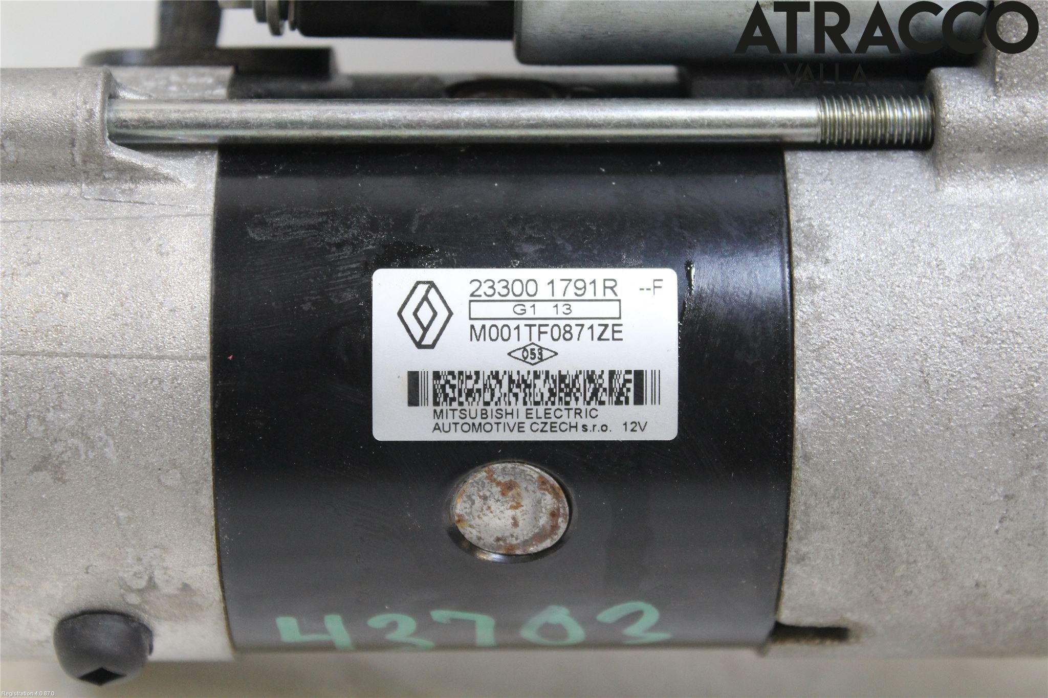Renault TRAFIC/E-TECH 15- Startmotor Diesel