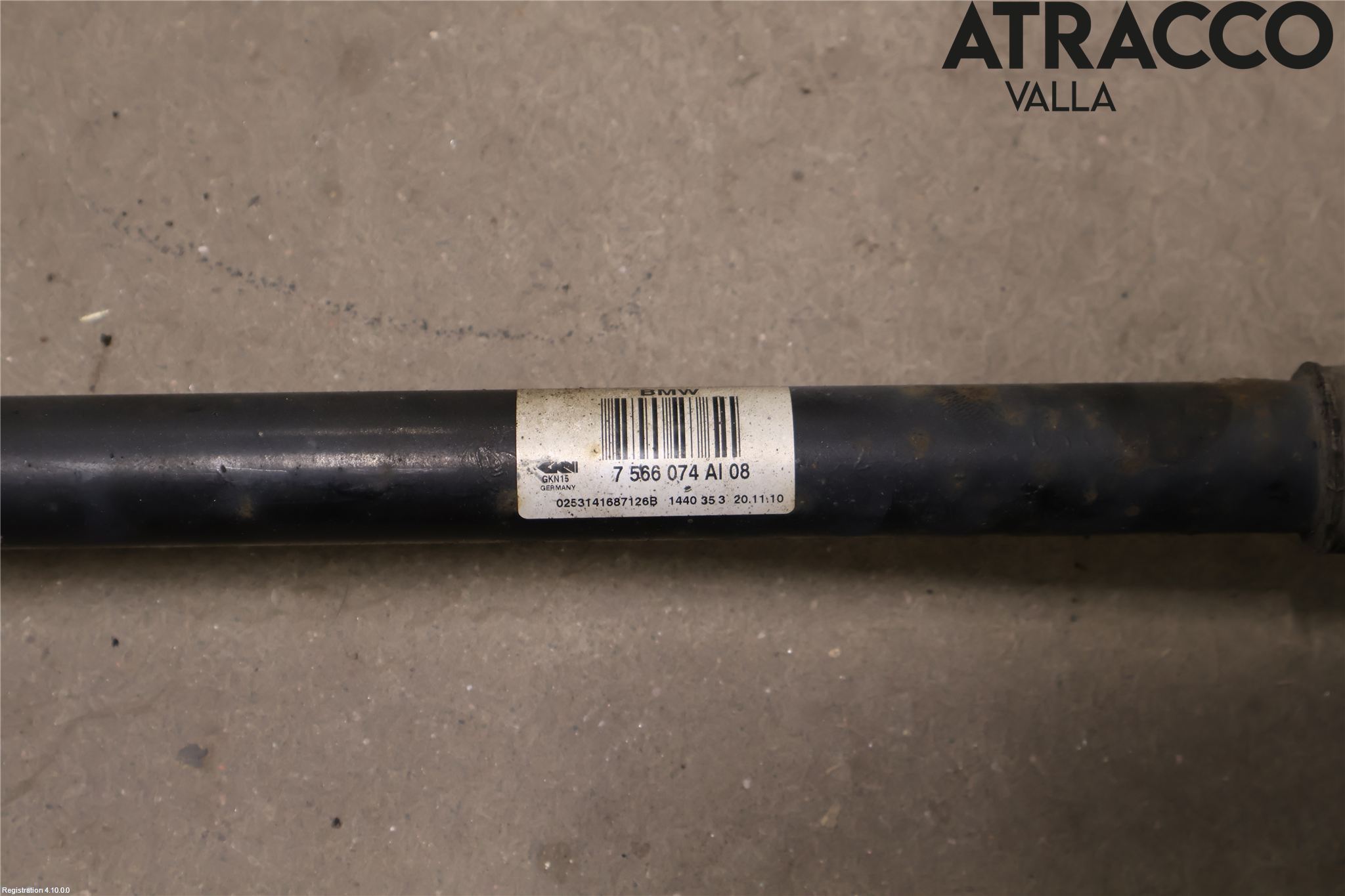 BMW 7 F01/02/03/04 09-15 Drivaxel Bak Höger