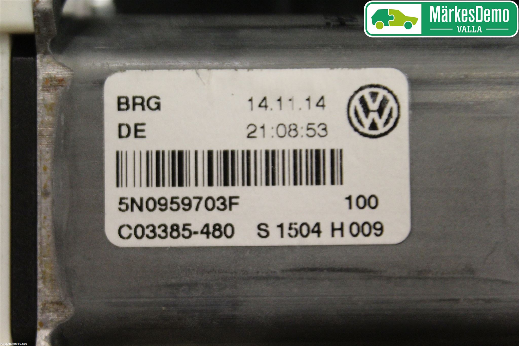 Volkswagen VW TIGUAN 07-16 Fönsterhiss El Kompl