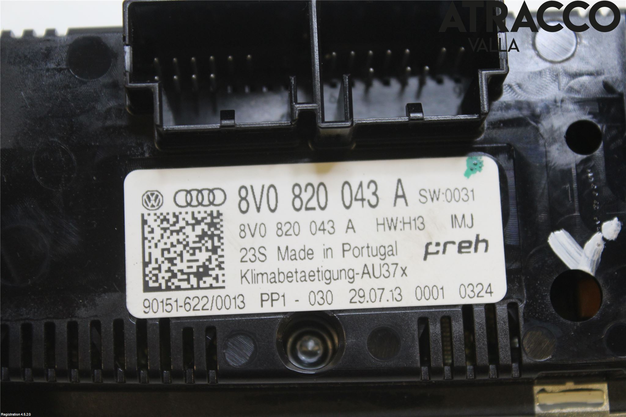 Audi A3/S3 05-13 Ac Styrenhet Ac Manöveren