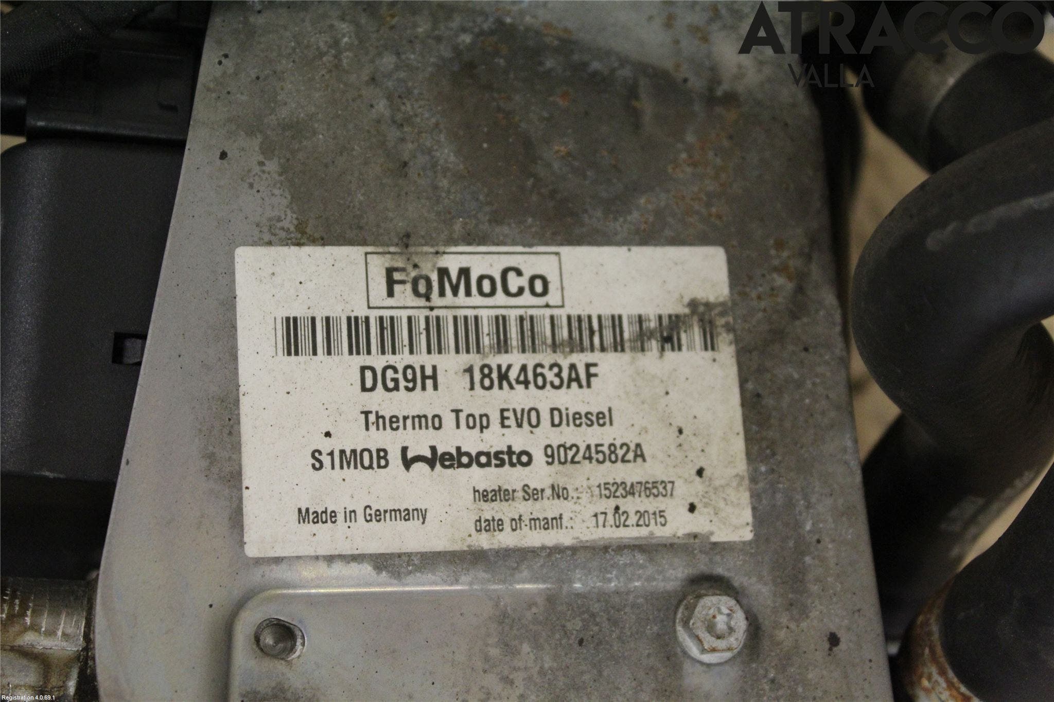 Ford MONDEO 15-22 Dieselvärmare