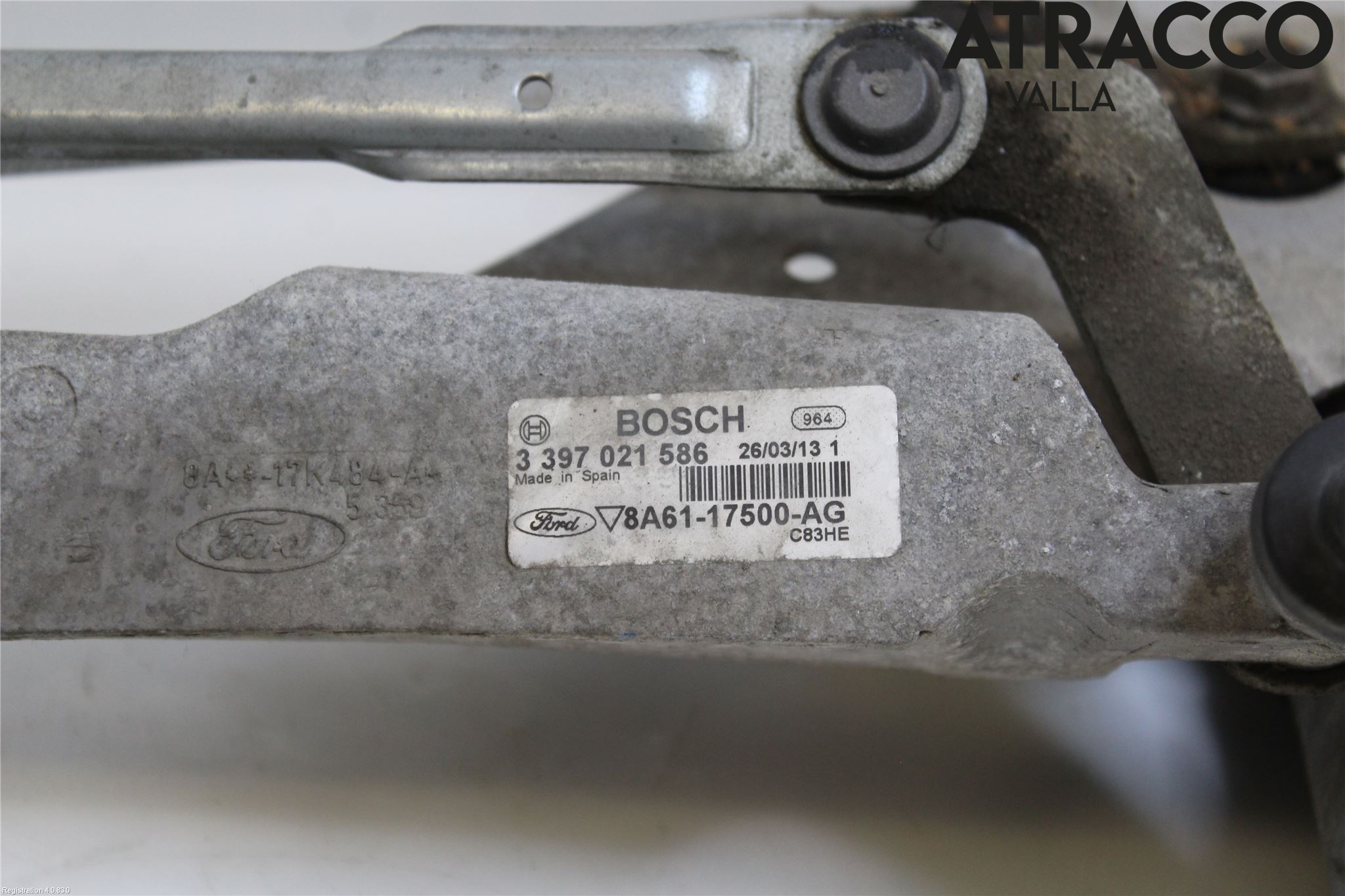 Ford FIESTA 13-17 Torkarmekanism Vindruta