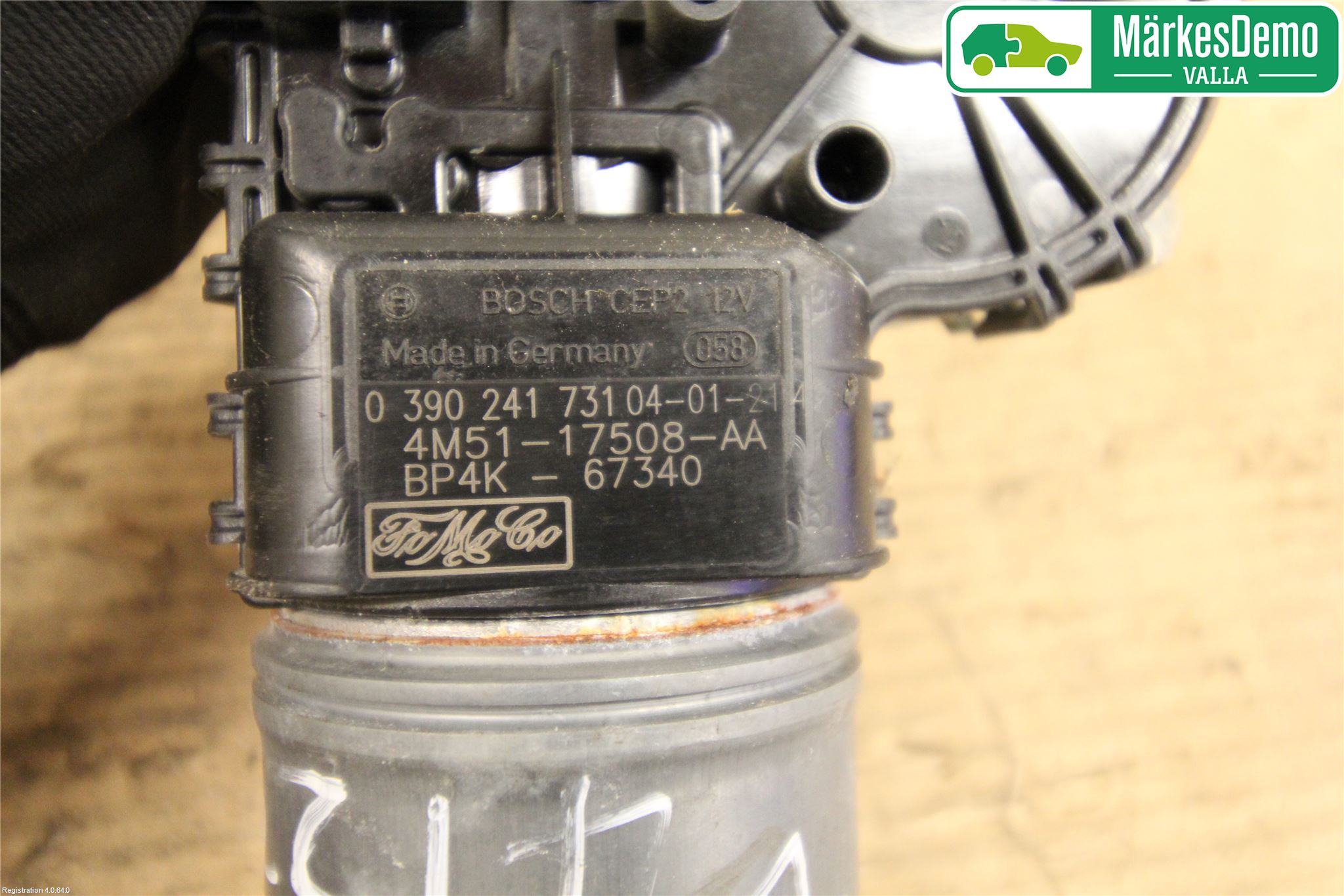 Mazda 3 I 03-06 Torkarmotor Vindruta
