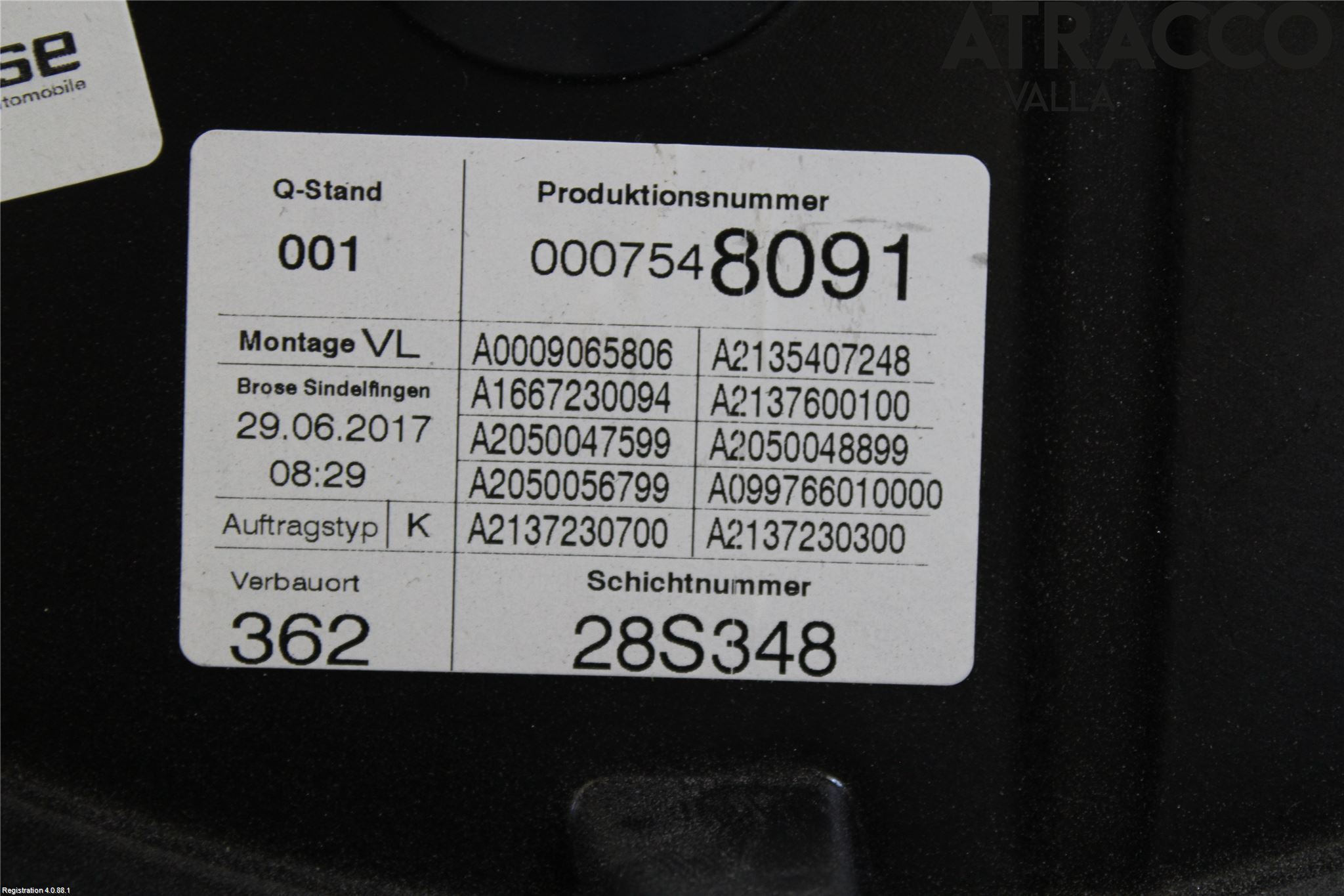 Mercedes-Benz MB E-KLASS (W213) 16-23 Fönsterhissmekanism