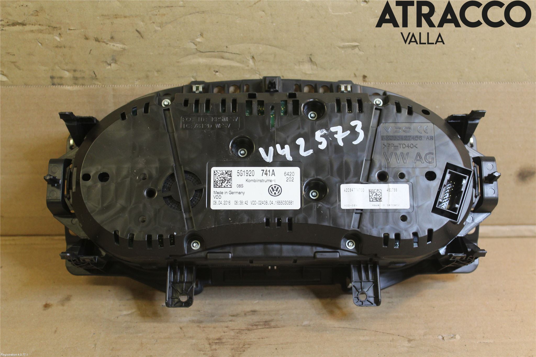 Volkswagen VW GOLF / E-GOLF VII 13-20 Instrument Komb