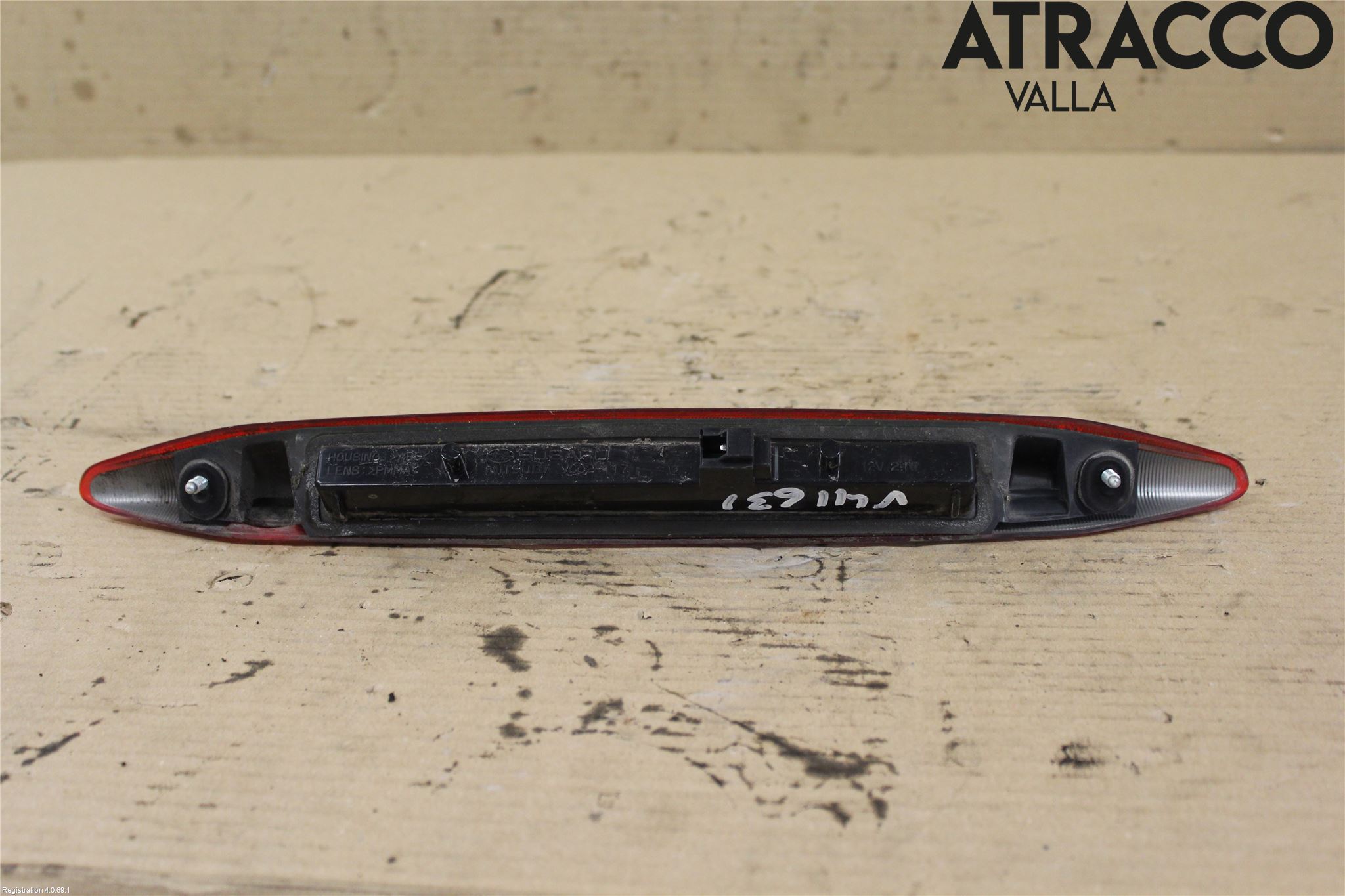 Subaru OUTBACK 10-15 Bromsljus Bakruta