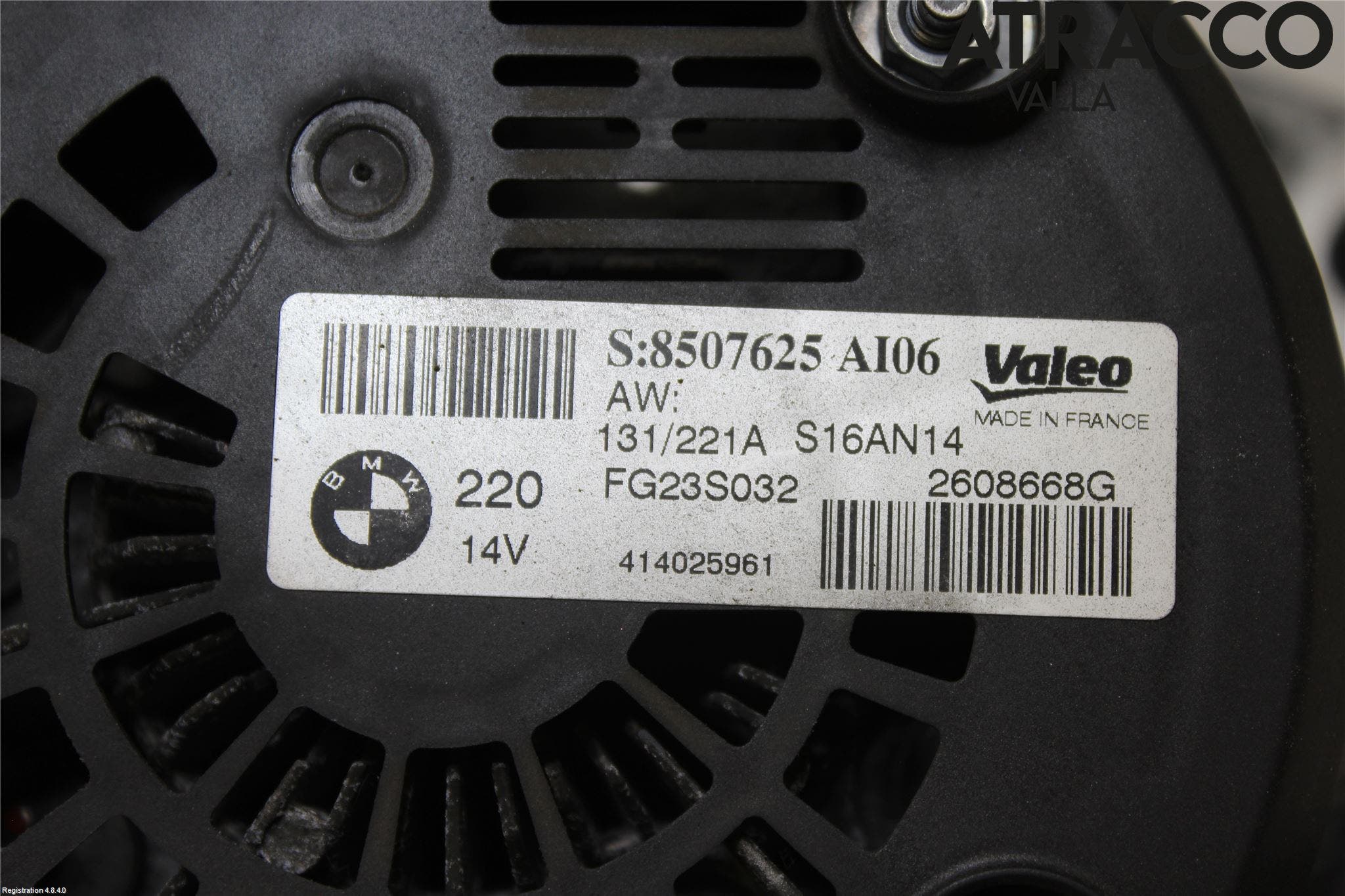 BMW 5 F10/F11/F18 09-17 Generator