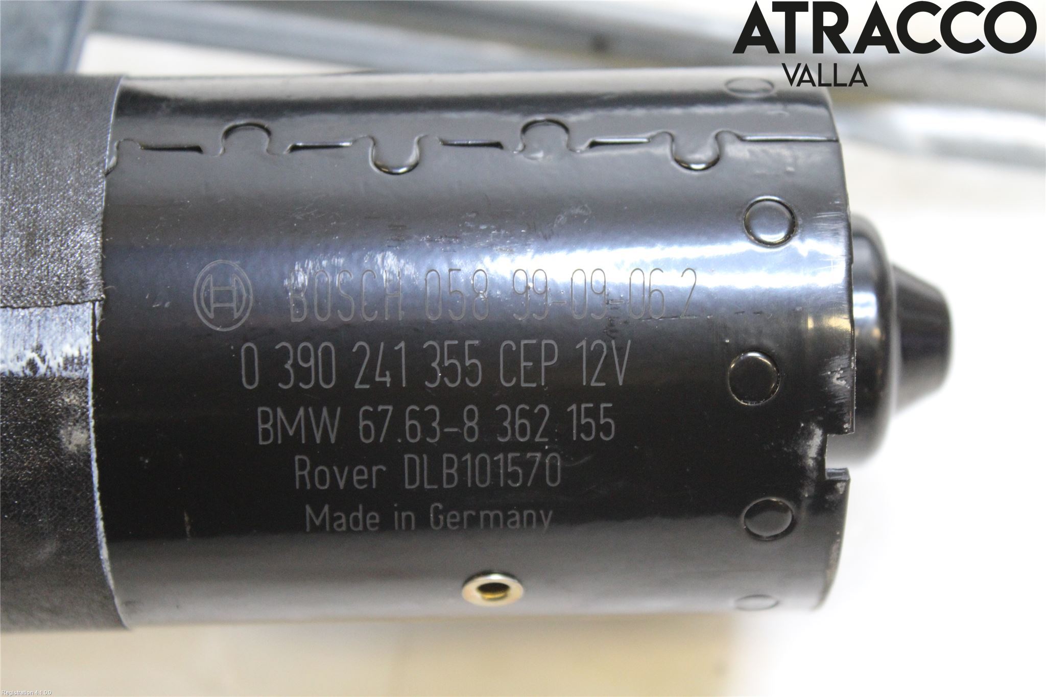 BMW 3 E46      98-05 Torkarmekanism Vindruta