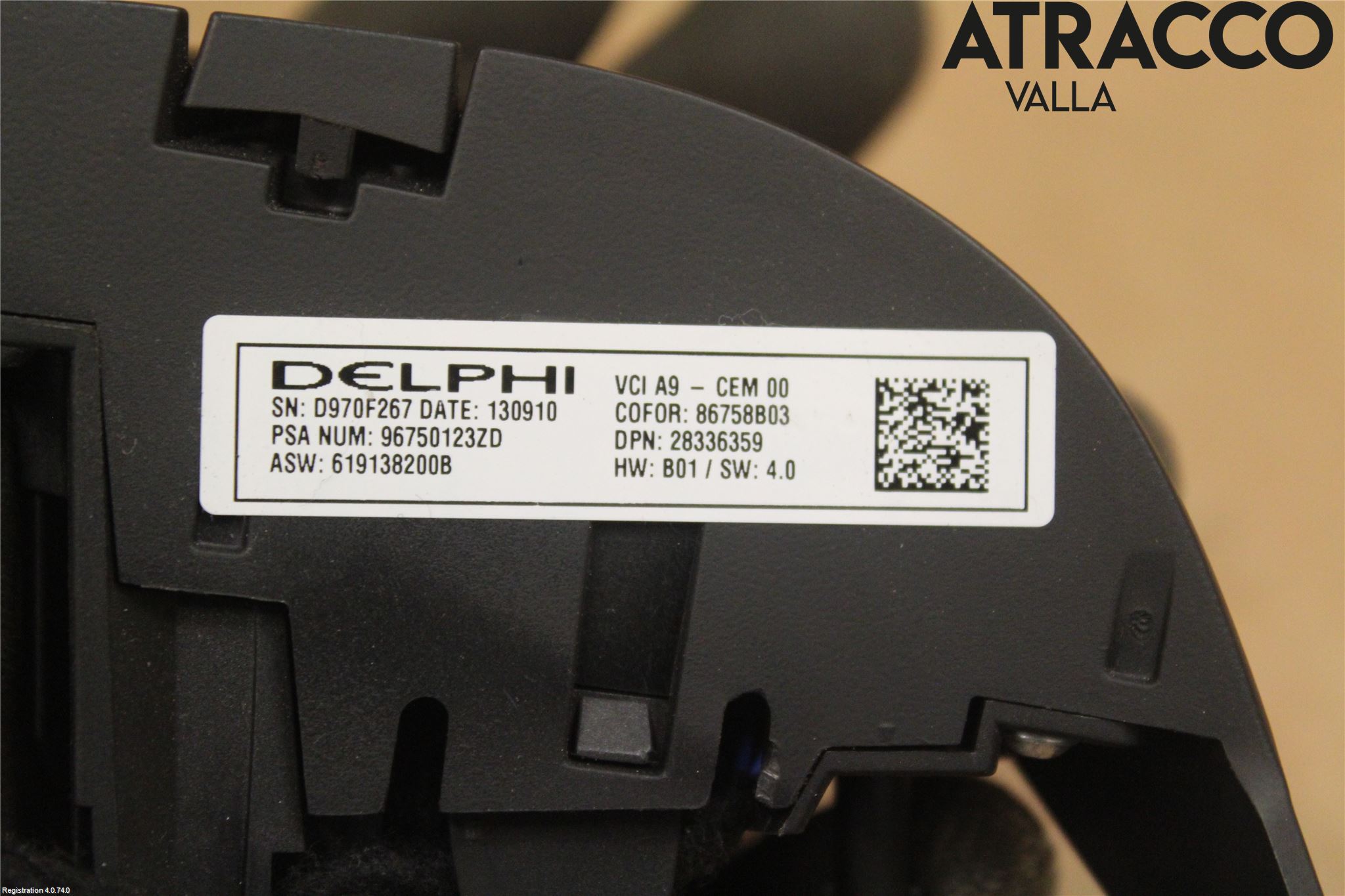 Peugeot 208 12-15 Spak-Rattreglage Radio