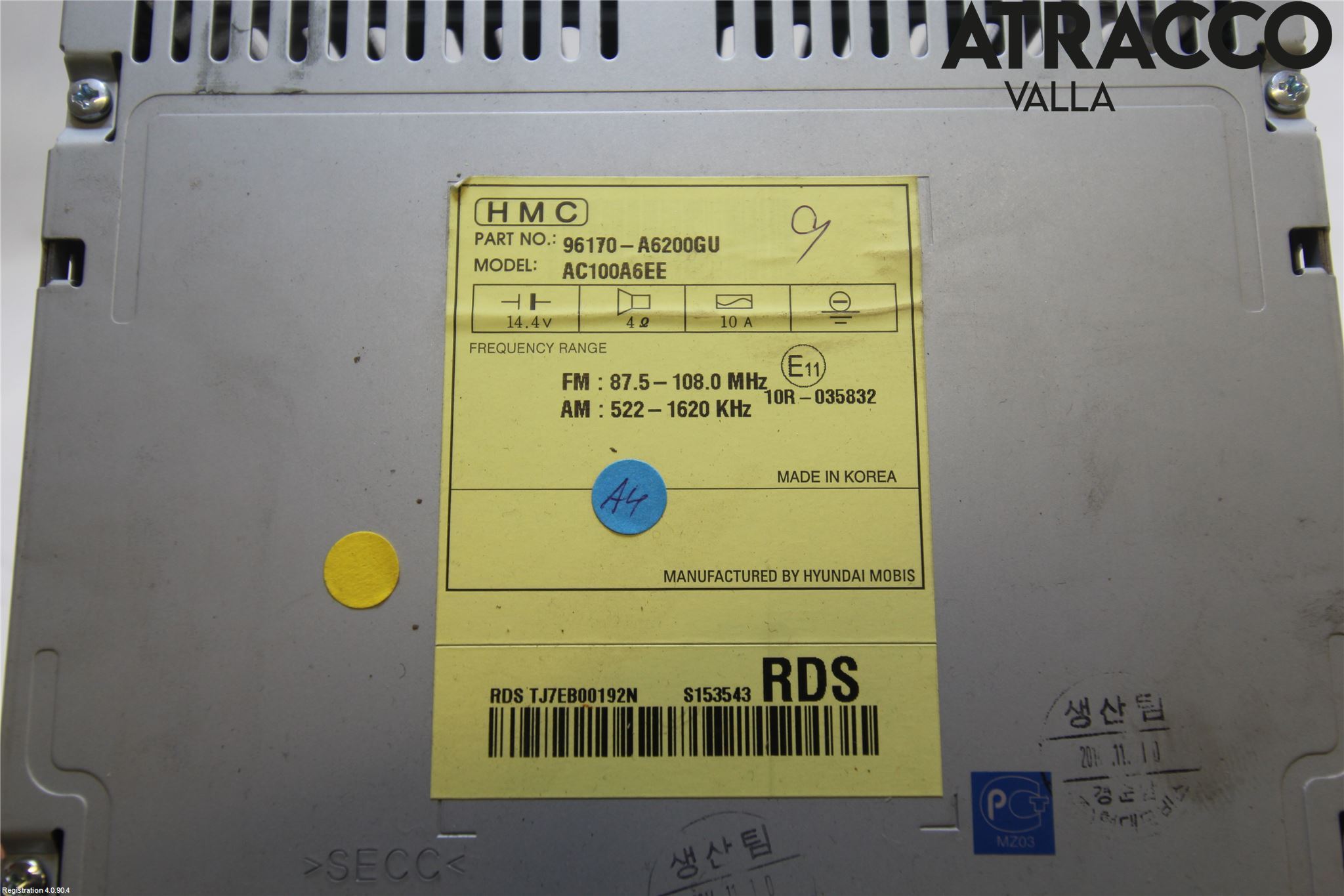 Hyundai i30 GD 13-17 Cd Radio - Multimediapanel