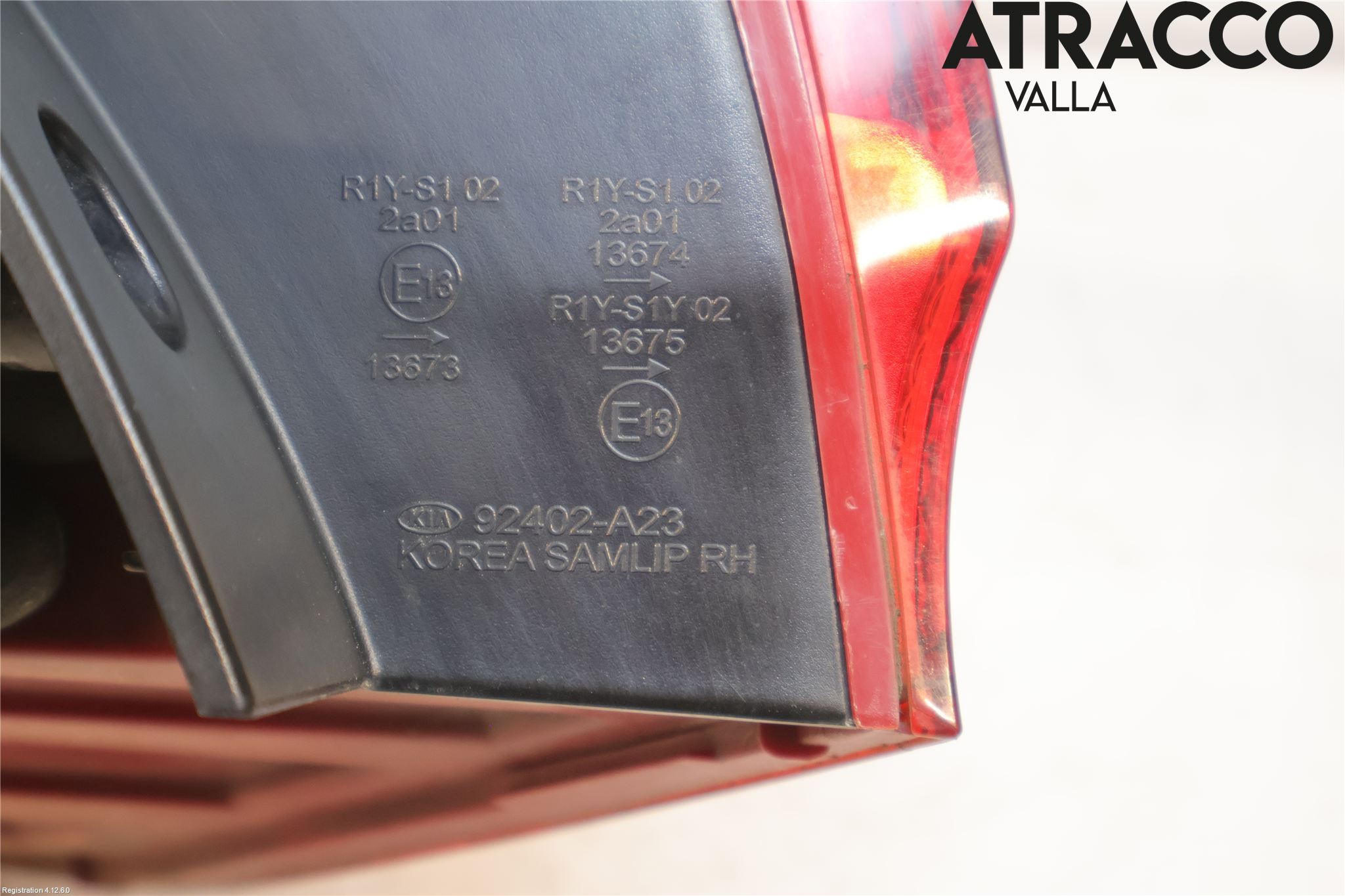 Kia CEED 12-18 Bakljus Höger