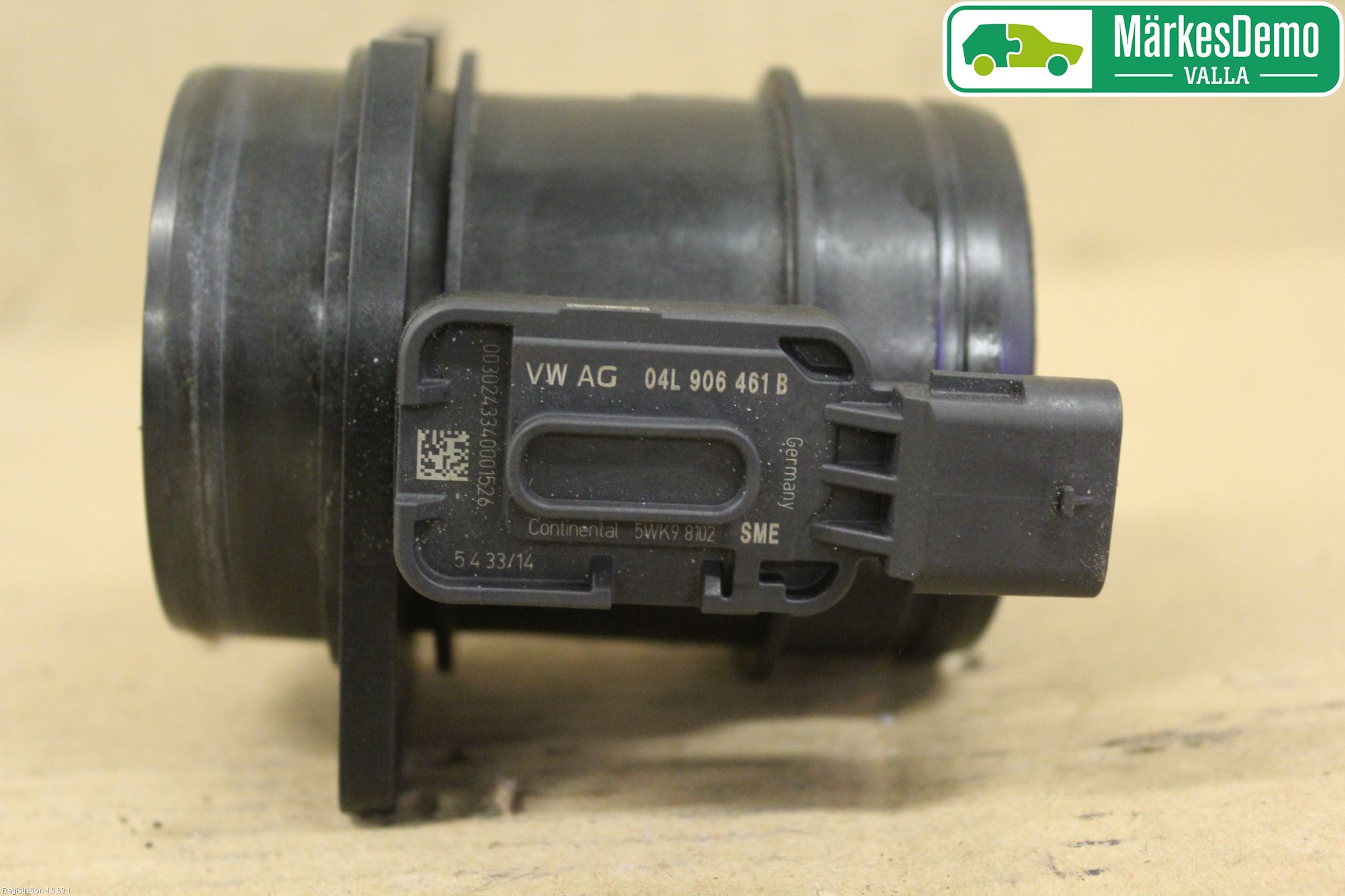 Volkswagen VW GOLF / E-GOLF VII 13-20 Injluftmassamätare