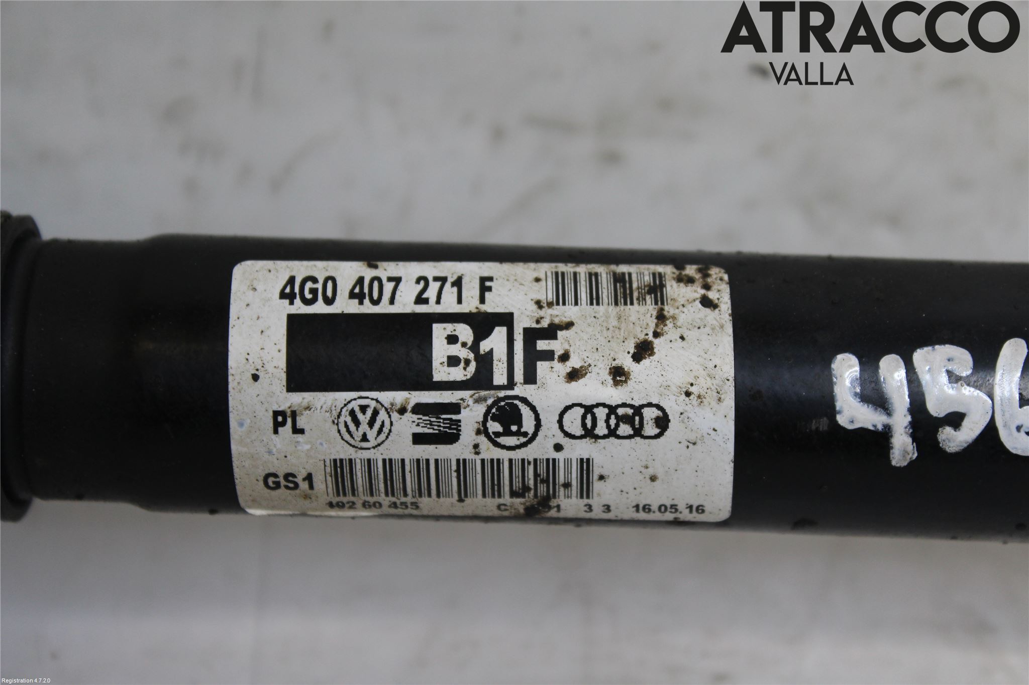 Audi A6 ALLROAD 12-18 Drivaxel Fram Vänster