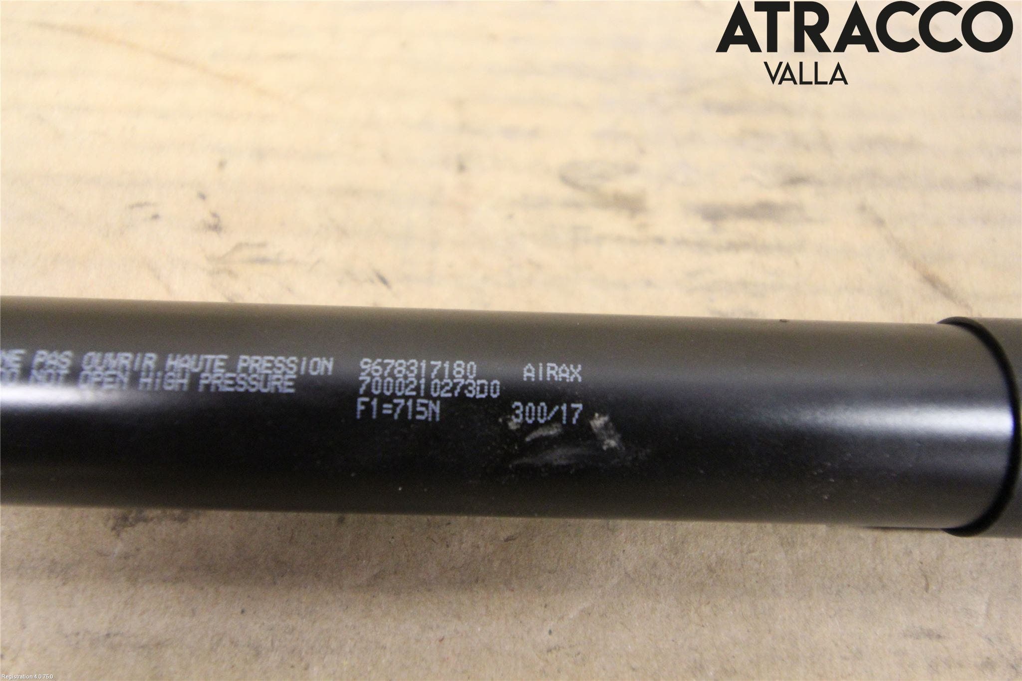 Peugeot 2008 13-20 Gasfjäder Baklucka