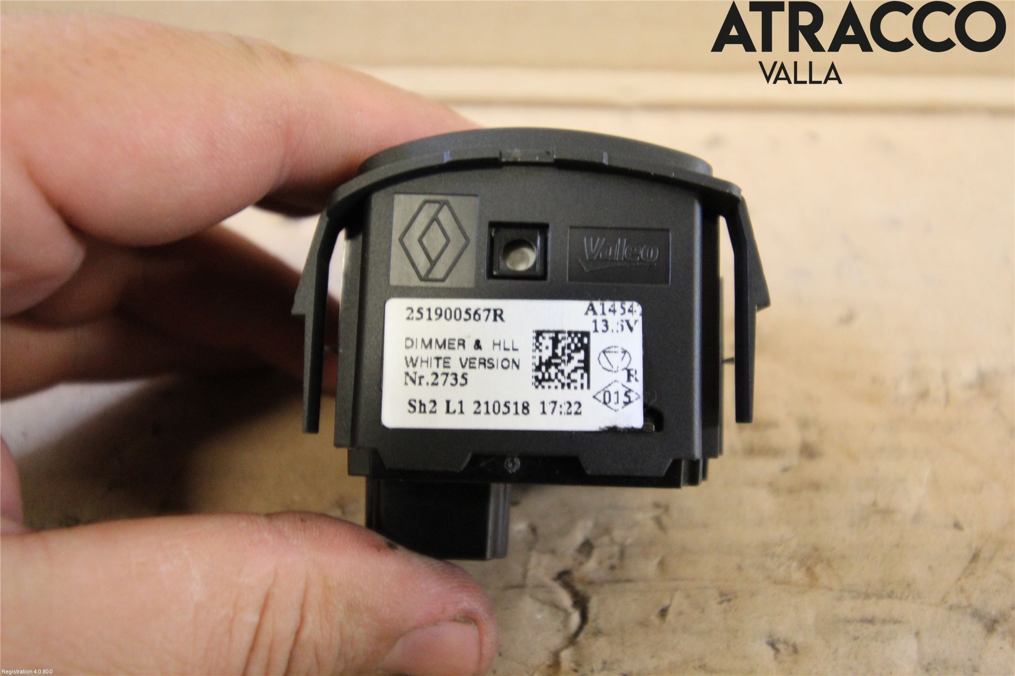 Renault TRAFIC/E-TECH 15- Str Ljusvidd Reglering