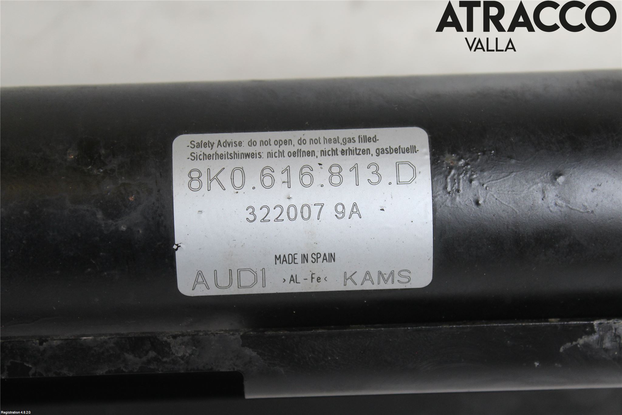 Audi A4 12-15 Fjädr Hydraulklocka Bak