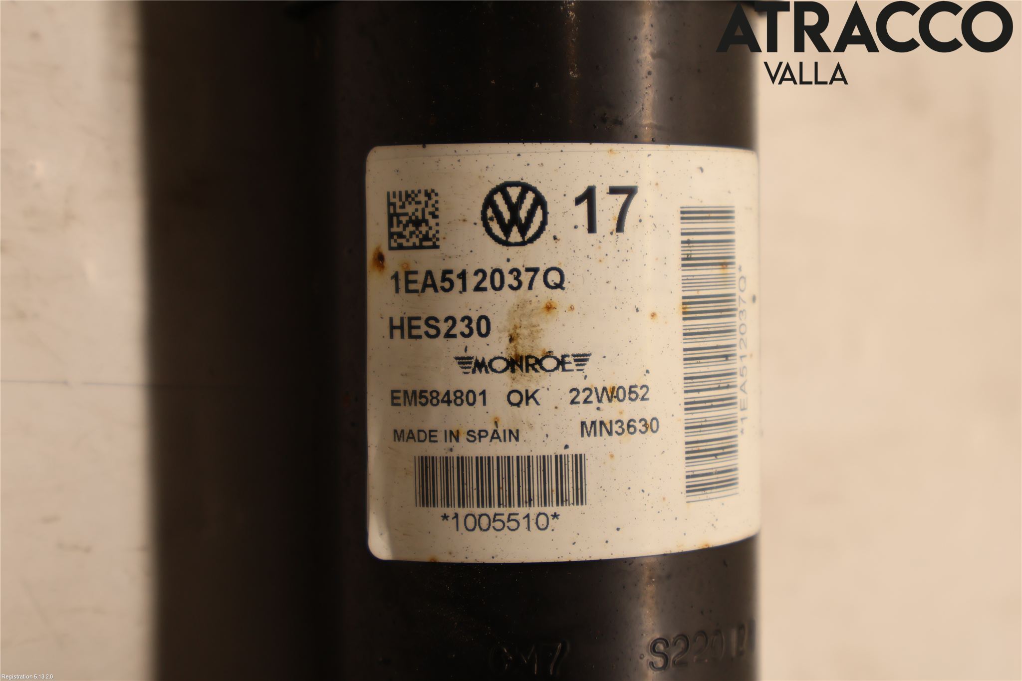 Volkswagen VW ID.4 21- Stötdämpare Bak