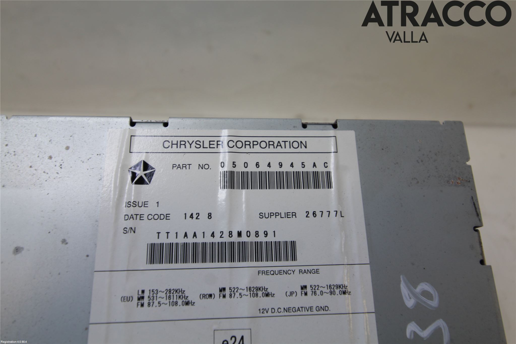 Chrysler CHR 300C Radio