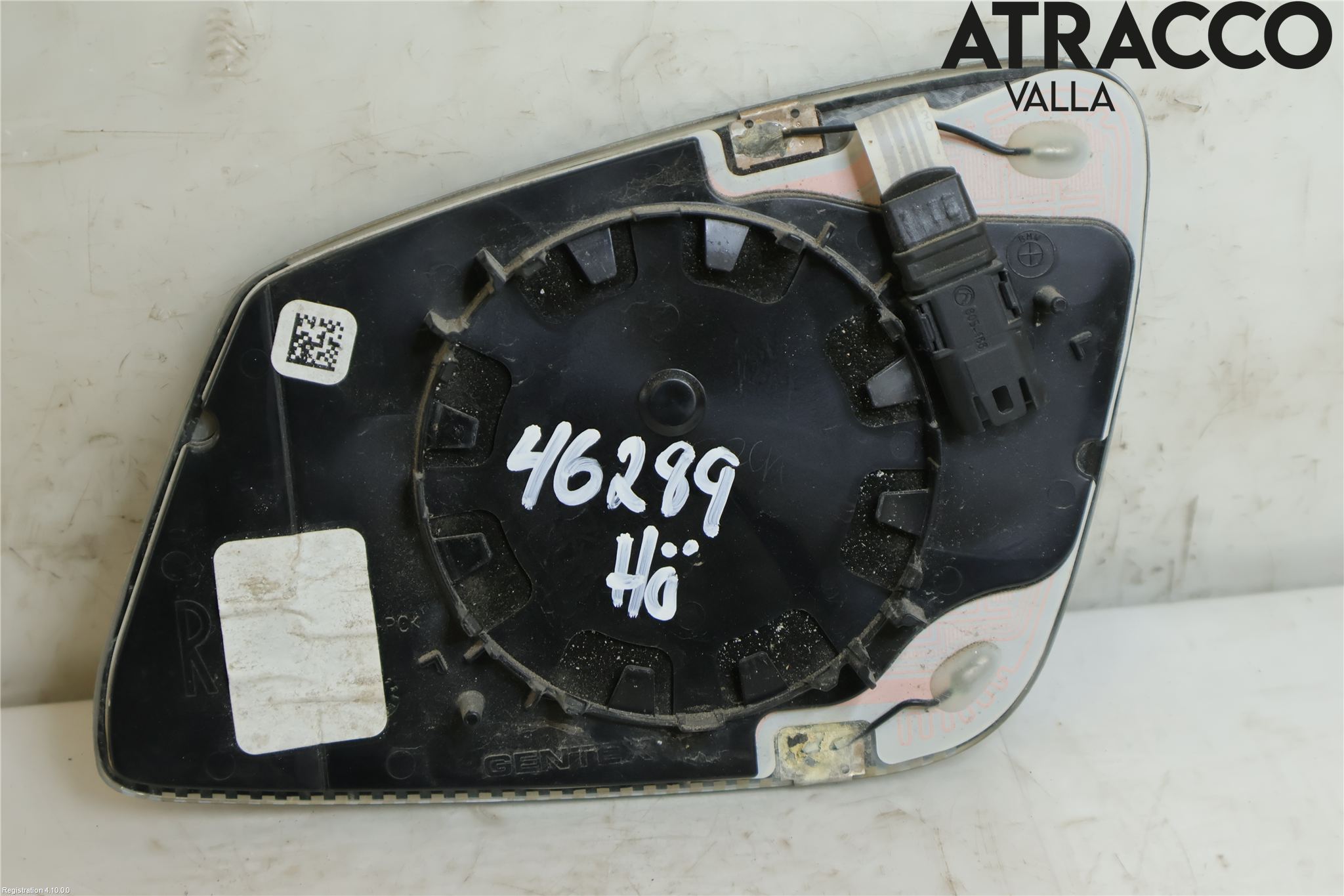 BMW 5 F10/F11/F18 09-17 Spegelglas Hö