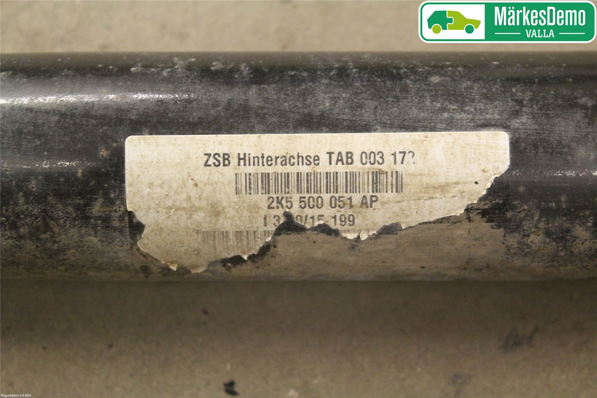 Volkswagen VW CADDY 16-20 Bakaxel