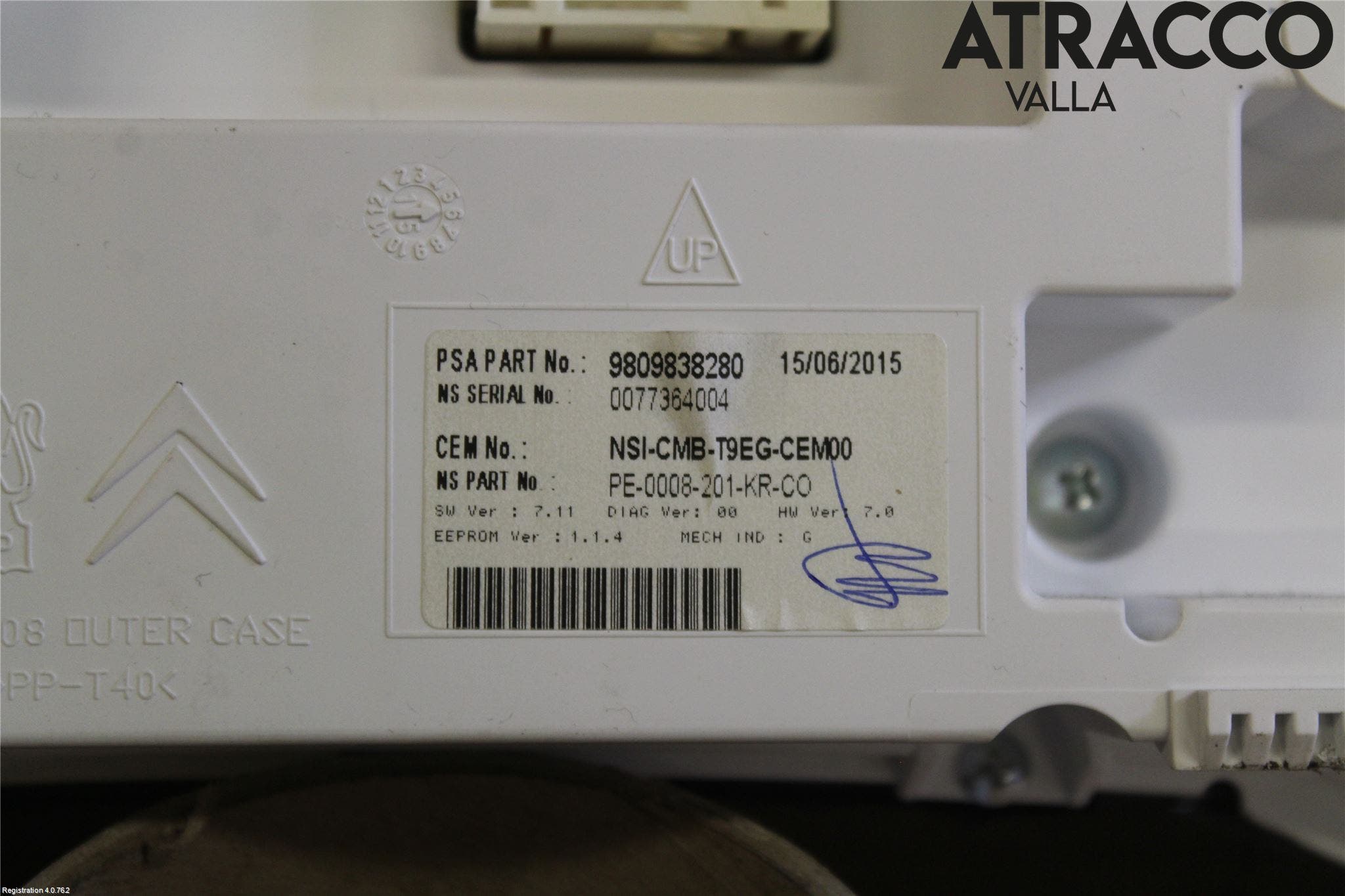 Peugeot 308 14-21 Instrument Komb