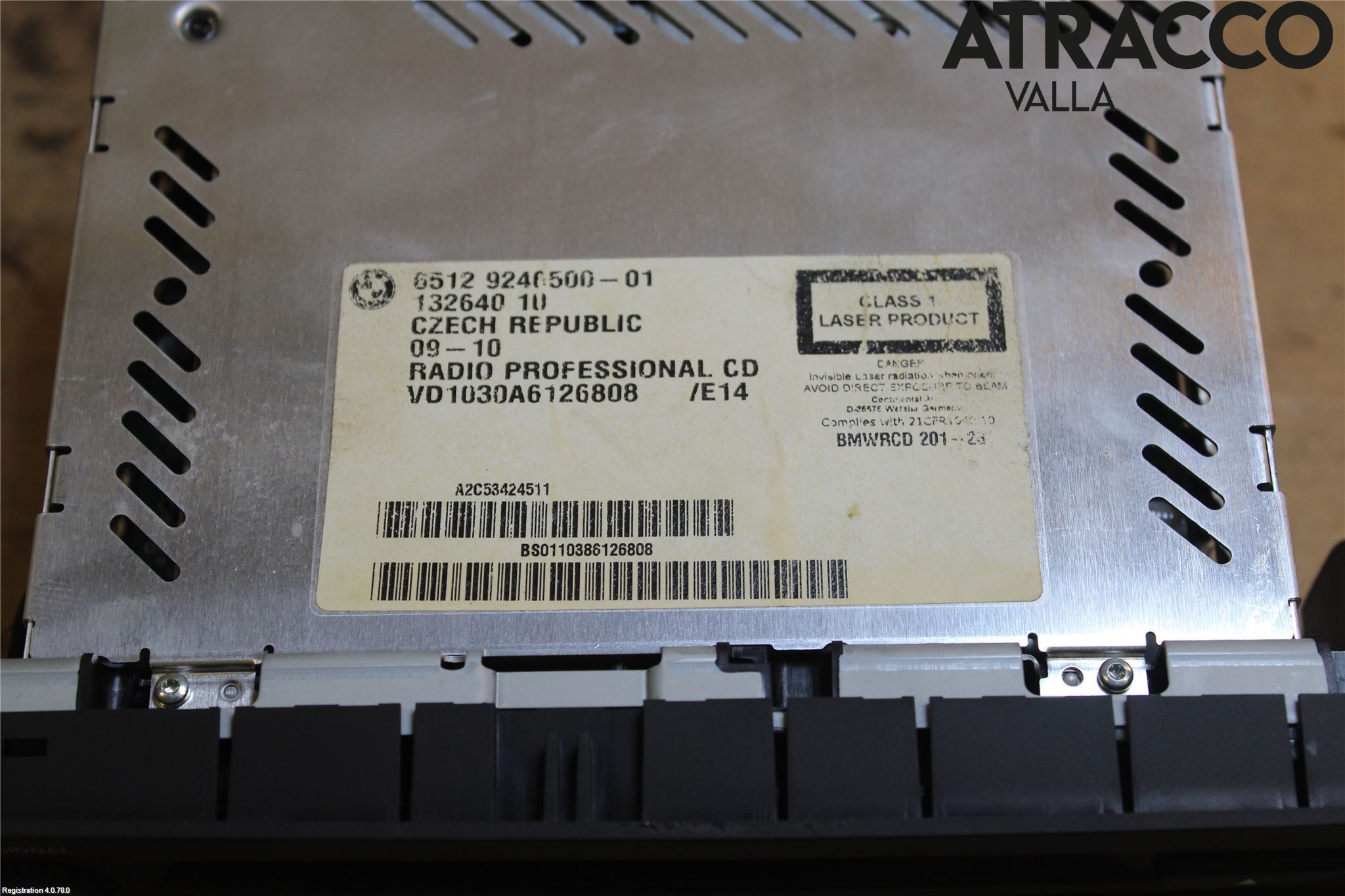 BMW 3 E90/91 SED/TOU 05-12 Cd Radio - Multimediapanel