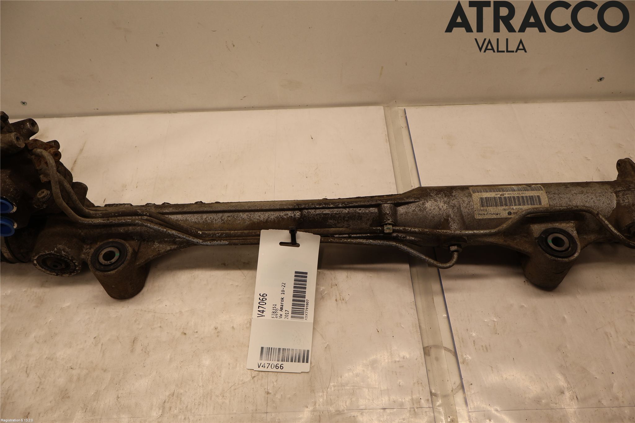 Volkswagen VW AMAROK 2H 10-22 Styrväxel Servo -Snäcka