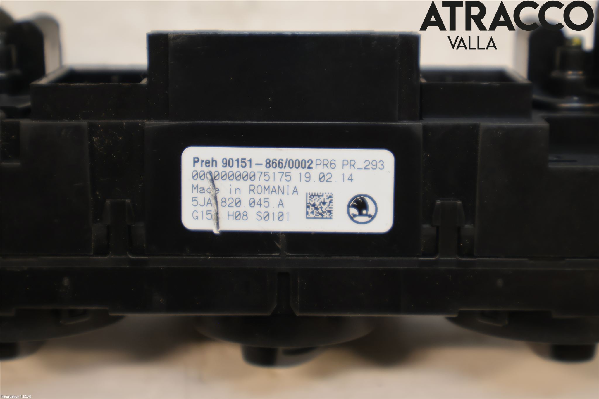 Skoda RAPID Ac Styrenhet Ac Manöveren