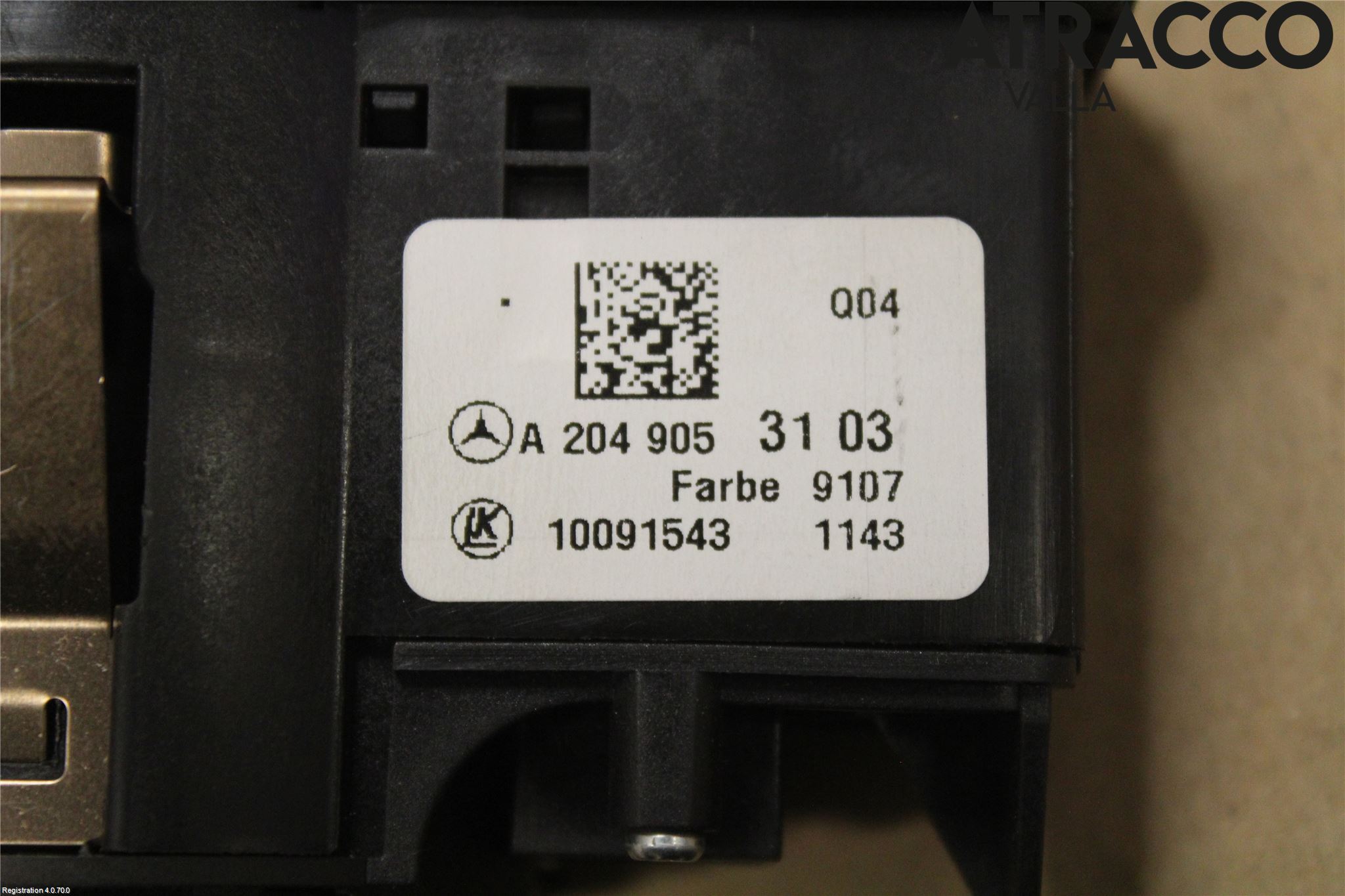 Mercedes-Benz MB C-KLASS (W204) 07-15 Strömställare Ljus