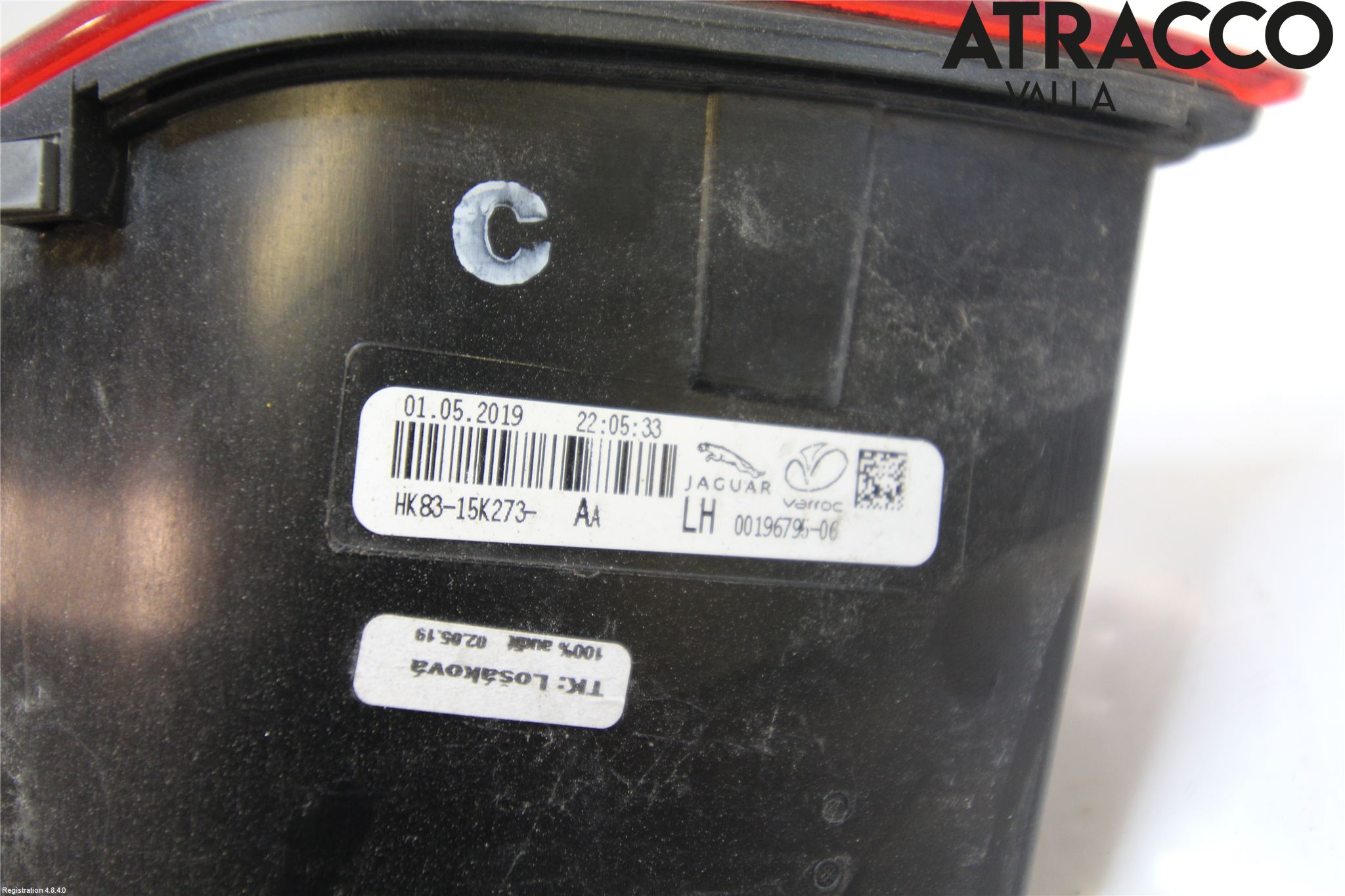 Jaguar F-PACE Bakljus Lucka Vä