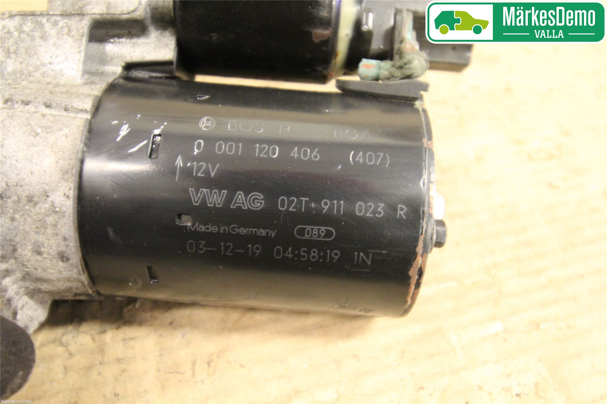 Volkswagen VW GOLF V 04-09 Startmotor