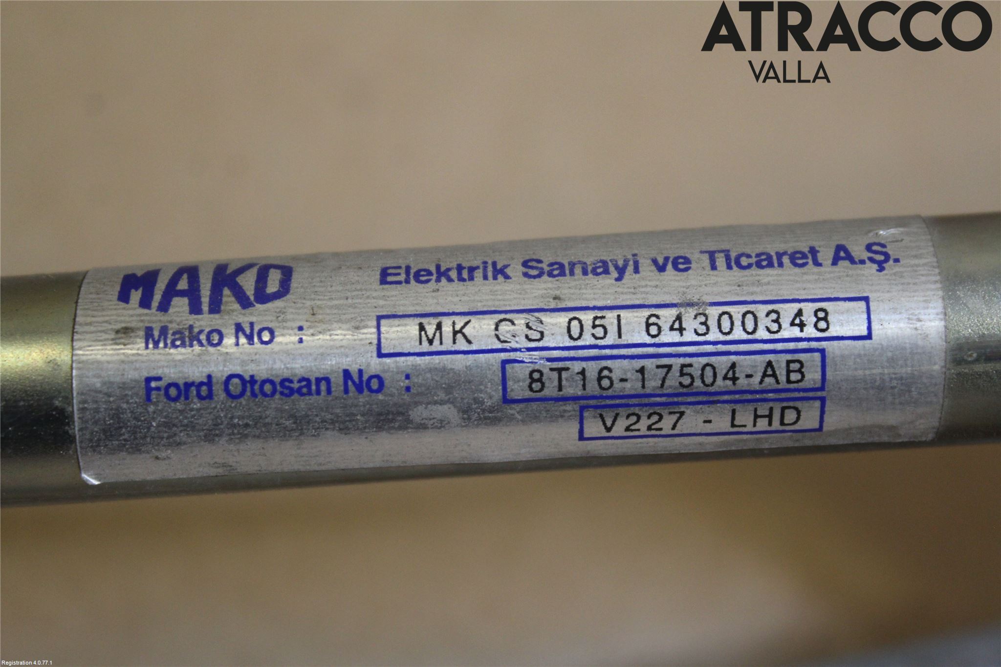 Ford TRANSIT CONNECT 09-13 Torkarmotor Vindruta