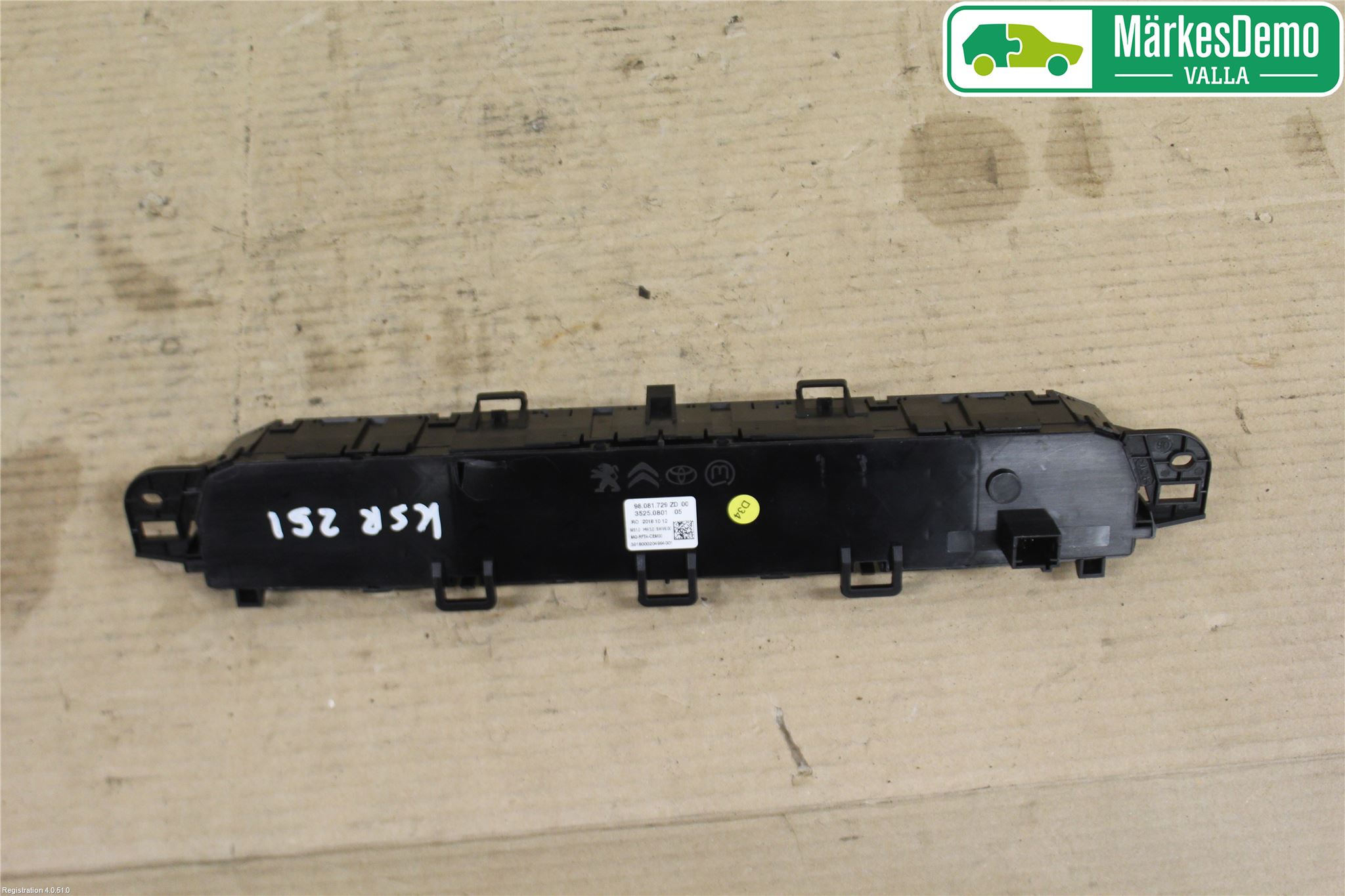 Citroen JUMPY/E-JUMPY 16- Ac Styrenhet Ac Manöveren