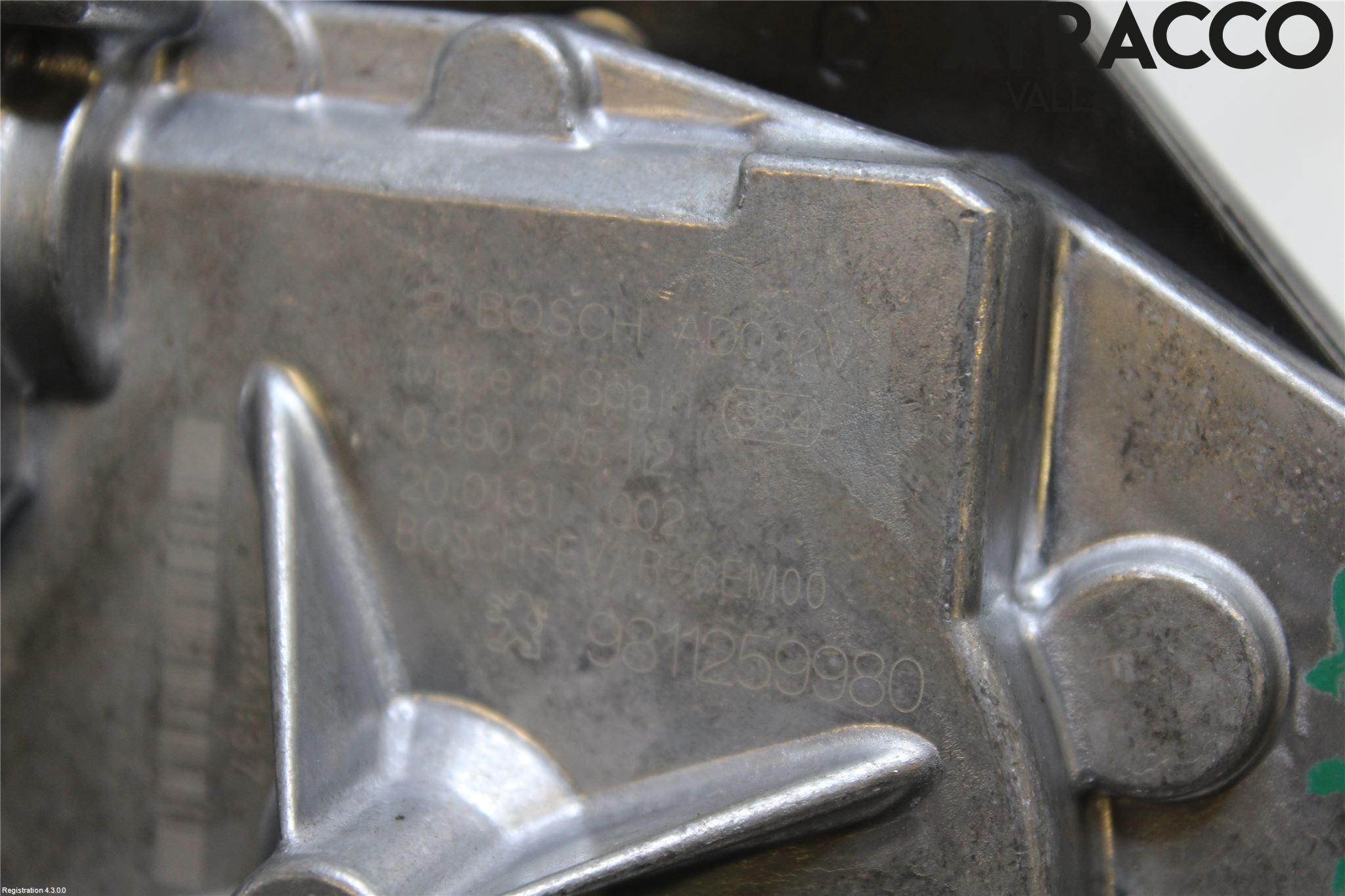 Peugeot 3008 17-24 Torkarmotor Baklucka