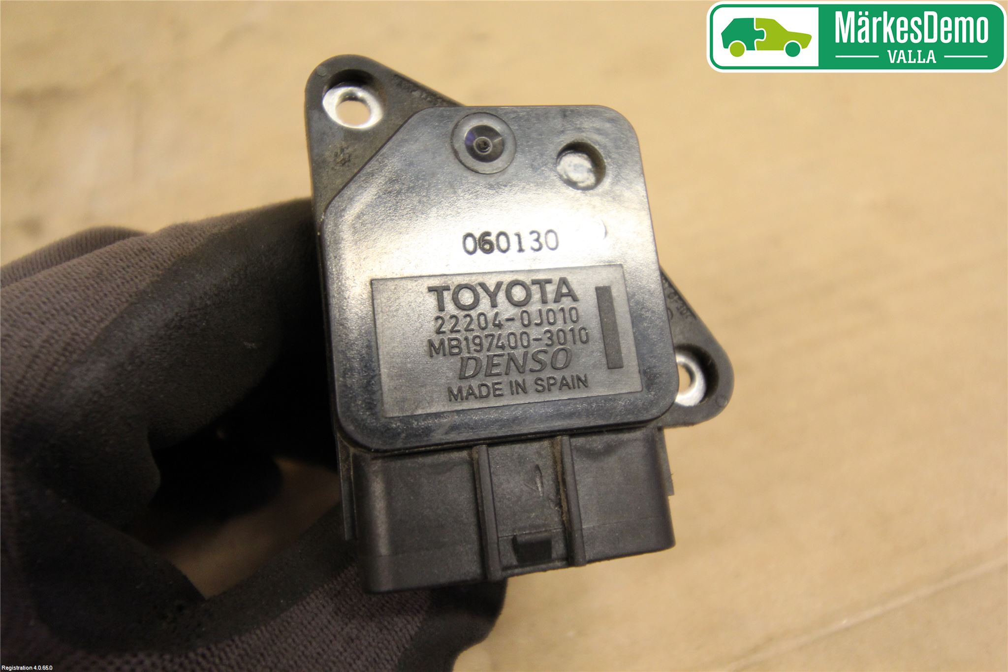 Toyota YARIS XP90 06-11 Injluftmassamätare