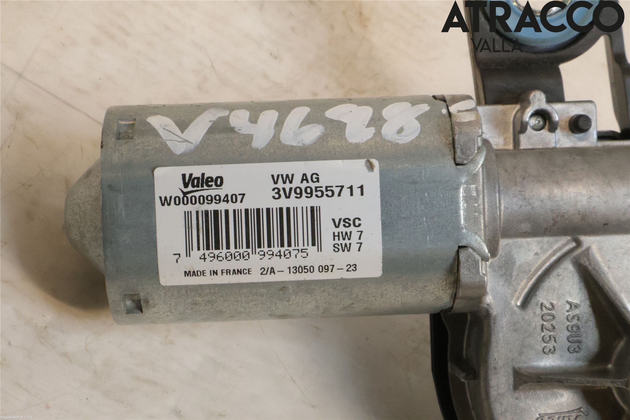 Skoda SUPERB 16-24 Torkarmotor Baklucka