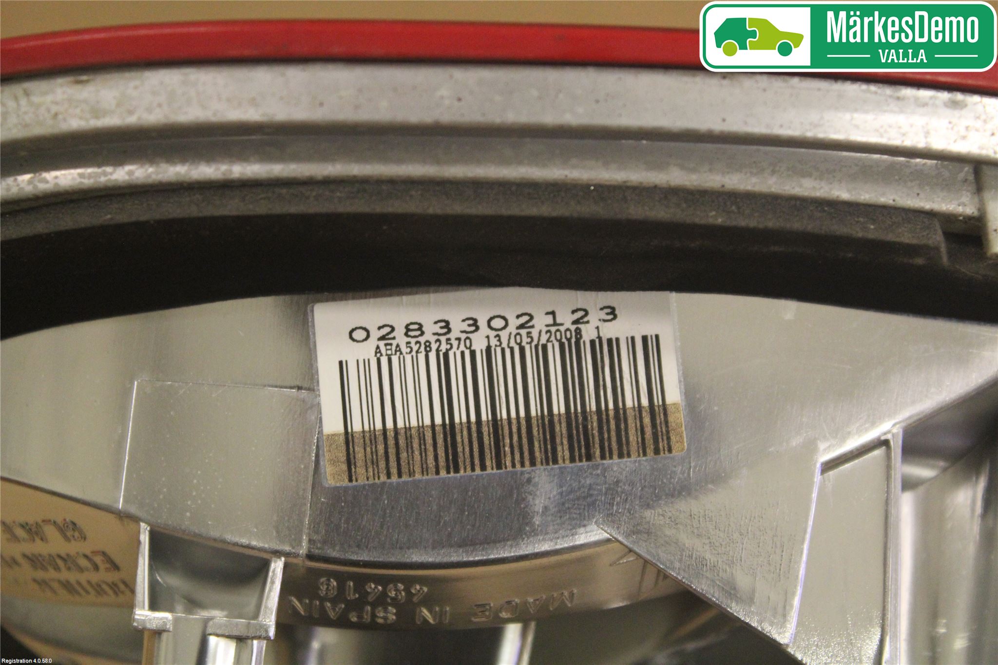 Citroen C4 PICASSO 06-13 Bakljus Lucka Vä