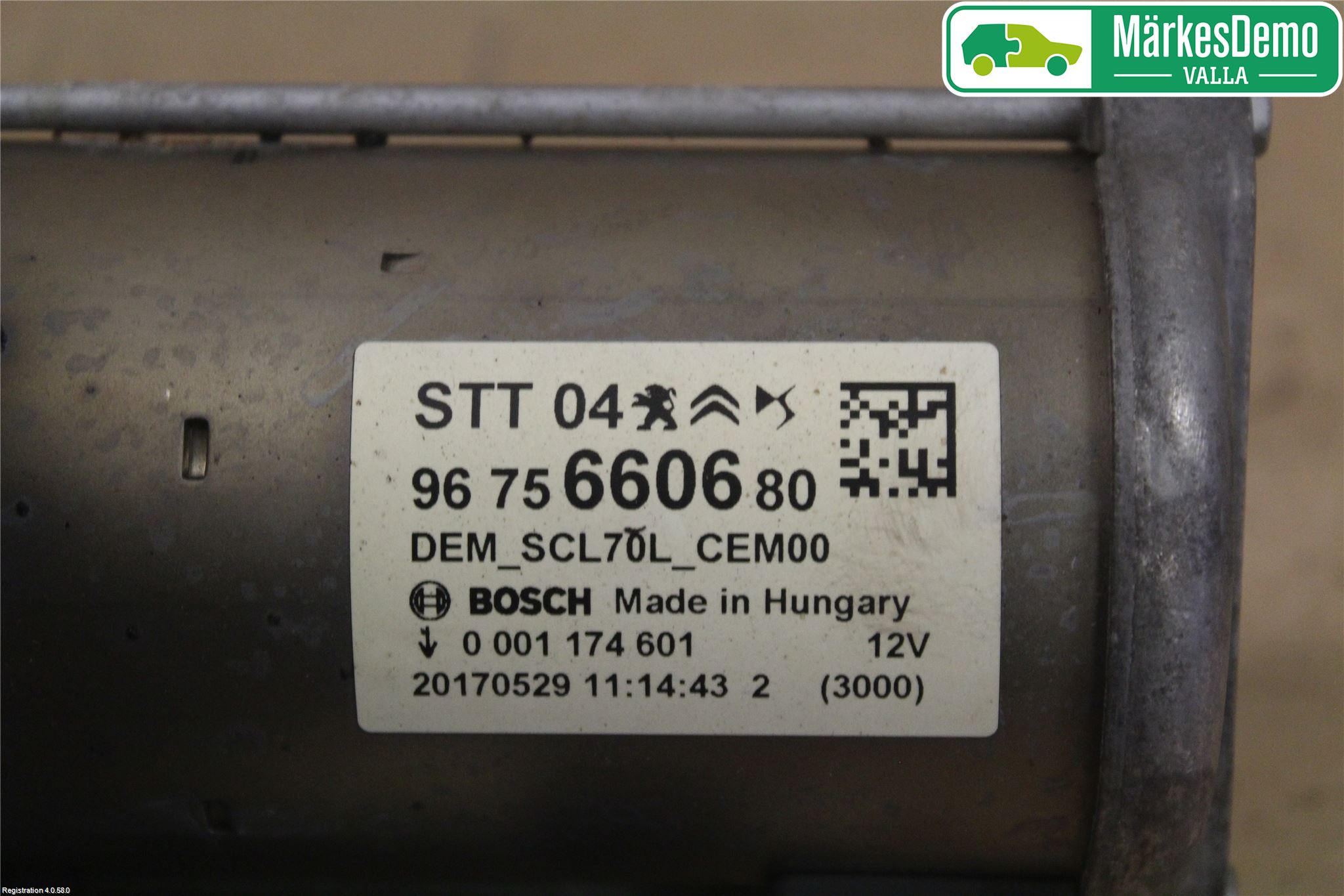 Peugeot PARTNER 16-18 Startmotor Diesel