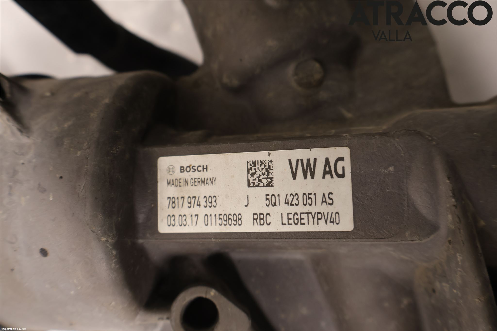 Audi A3/S3 8V 13-20 Styrväxel-Snäcka Elektrisk