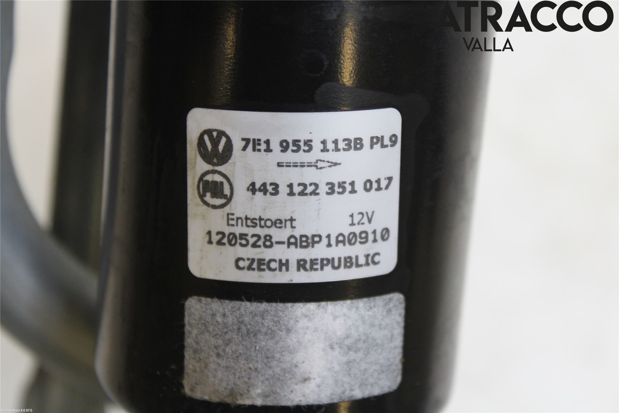 Volkswagen VW TRANSP/CARAVELLE (T5) 04-15 Torkarmotor Vindruta