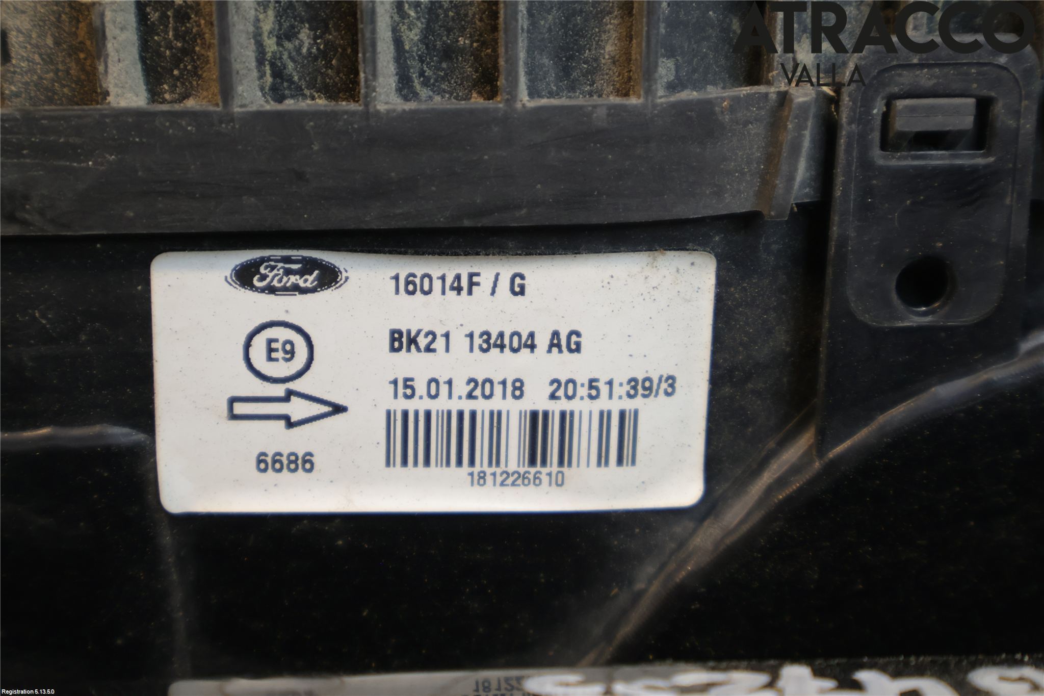 Ford TRANSIT/TOURNEO CUSTOM 13-24 Bakljus Höger