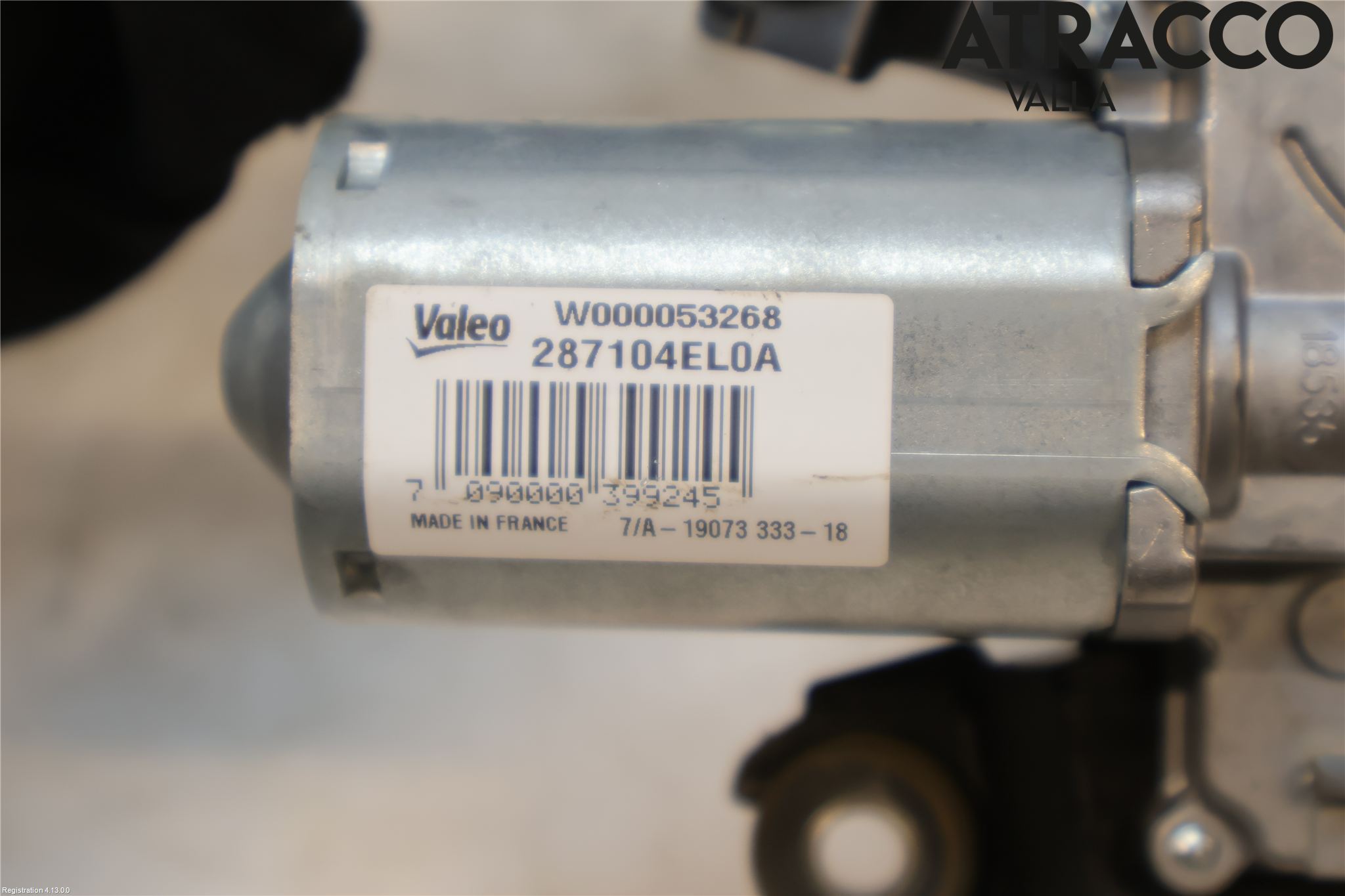 Nissan QASHQAI 17-21 Torkarmotor Baklucka