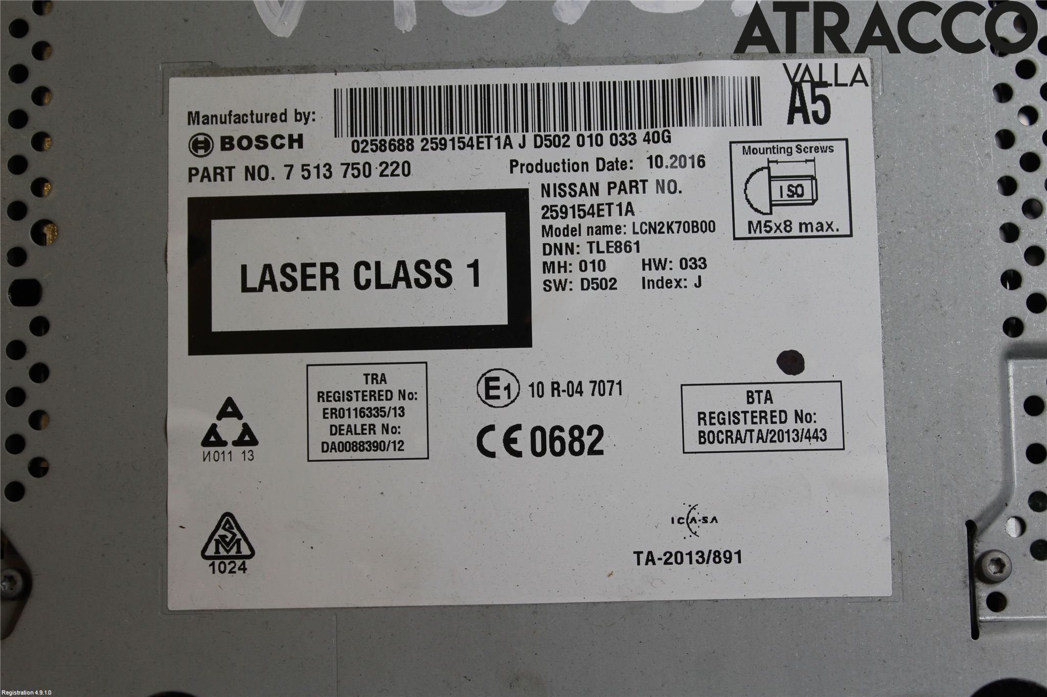 Nissan QASHQAI 14-17 Gps Navigator