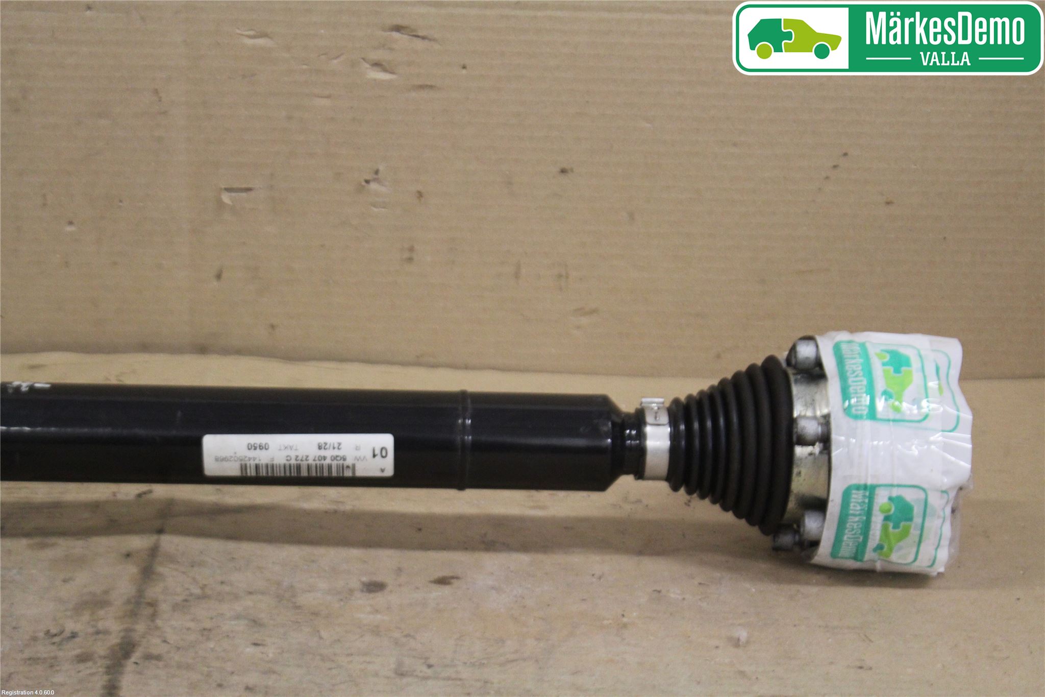 Volkswagen VW GOLF / E-GOLF VII 13-20 Drivaxel Fram Höger