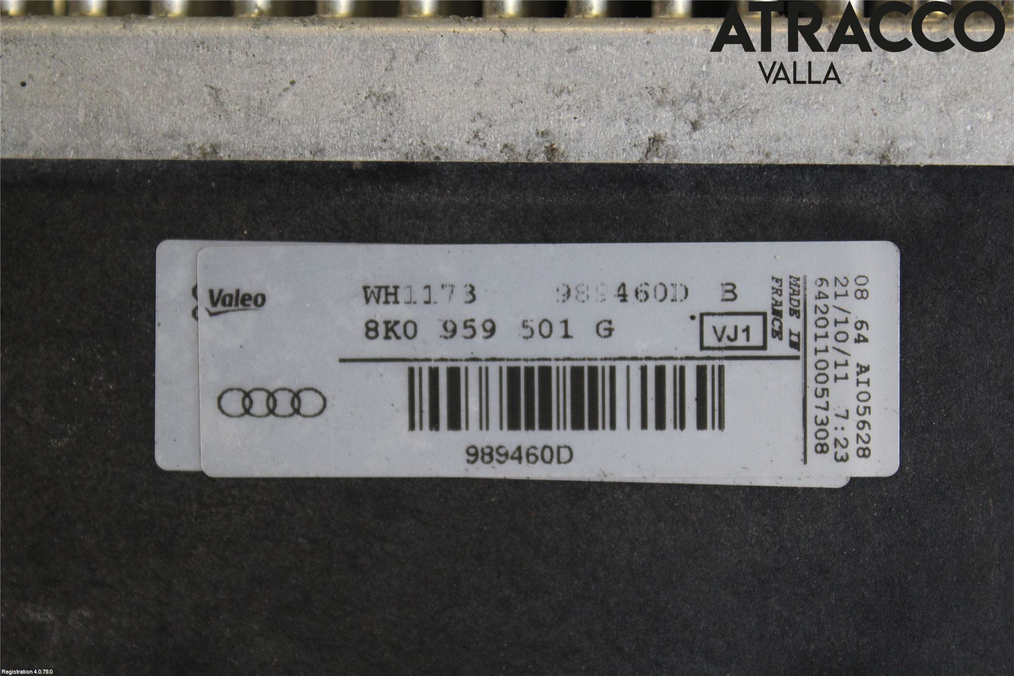 Audi A4/S4 08-11 Kylfläktkåpa