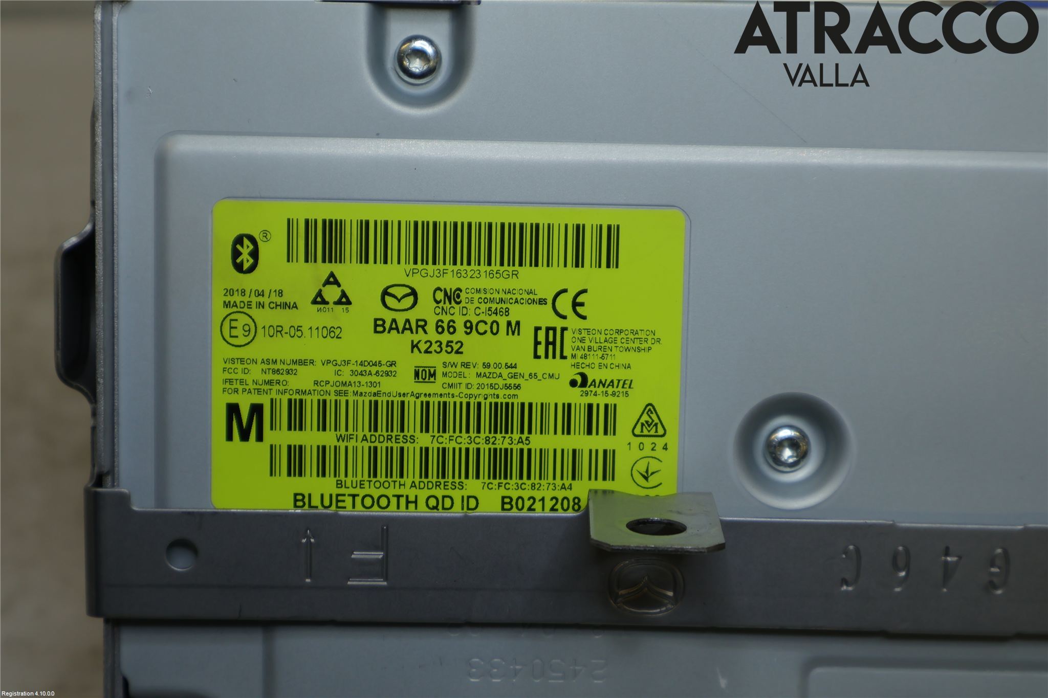 Mazda 6 13- Multifunktionsdisplay